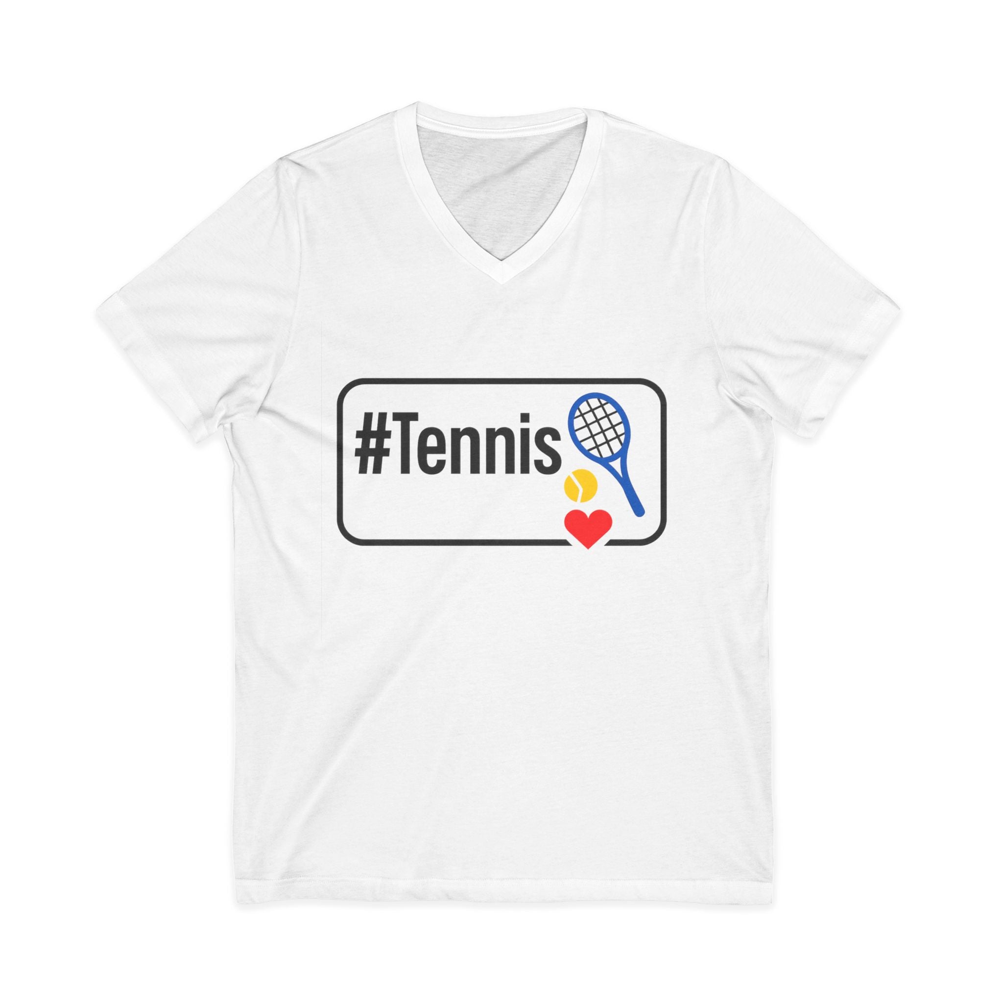 Tennis Love Unisex V-Neck Tee