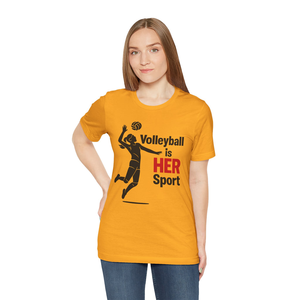 Women's Sports Pride Tee - Volleyball Is Her Sport