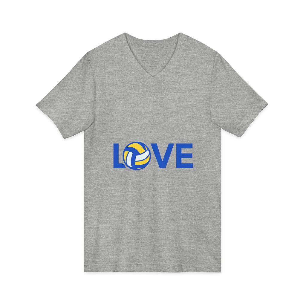 Love Volleyball Unisex V-Neck Tee
