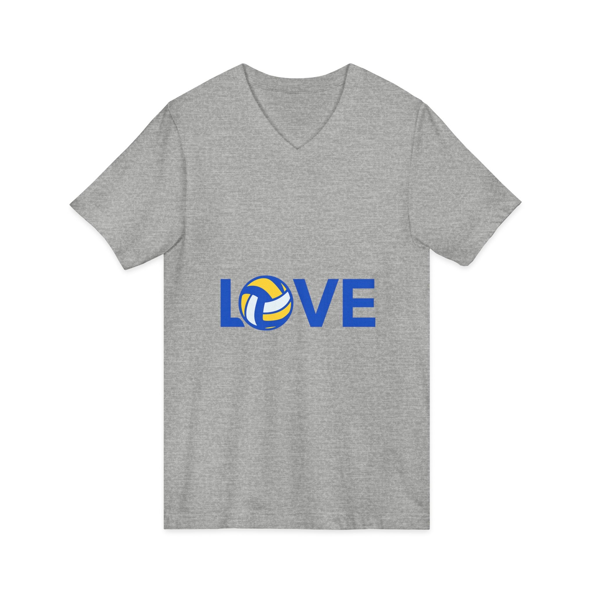 Love Volleyball Unisex V-Neck Tee