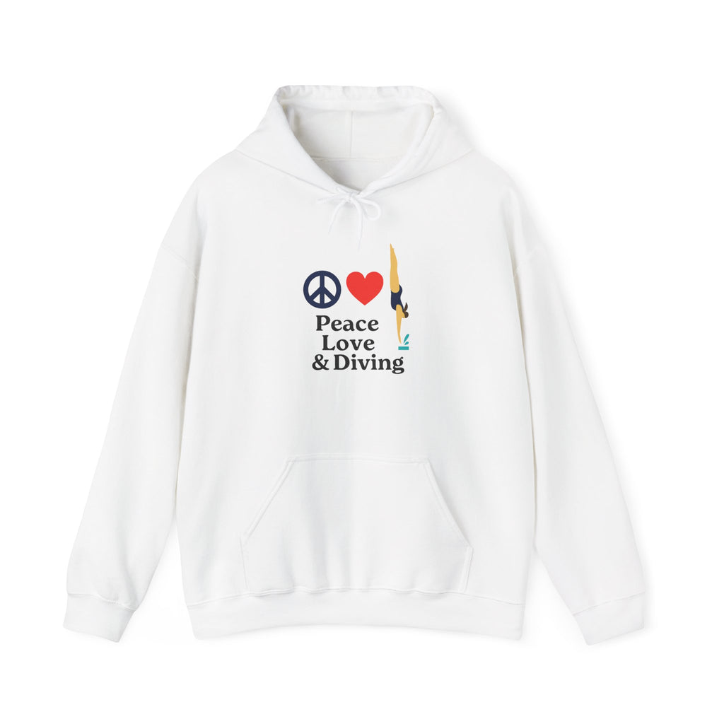 Peace Love & Diving Hoodie