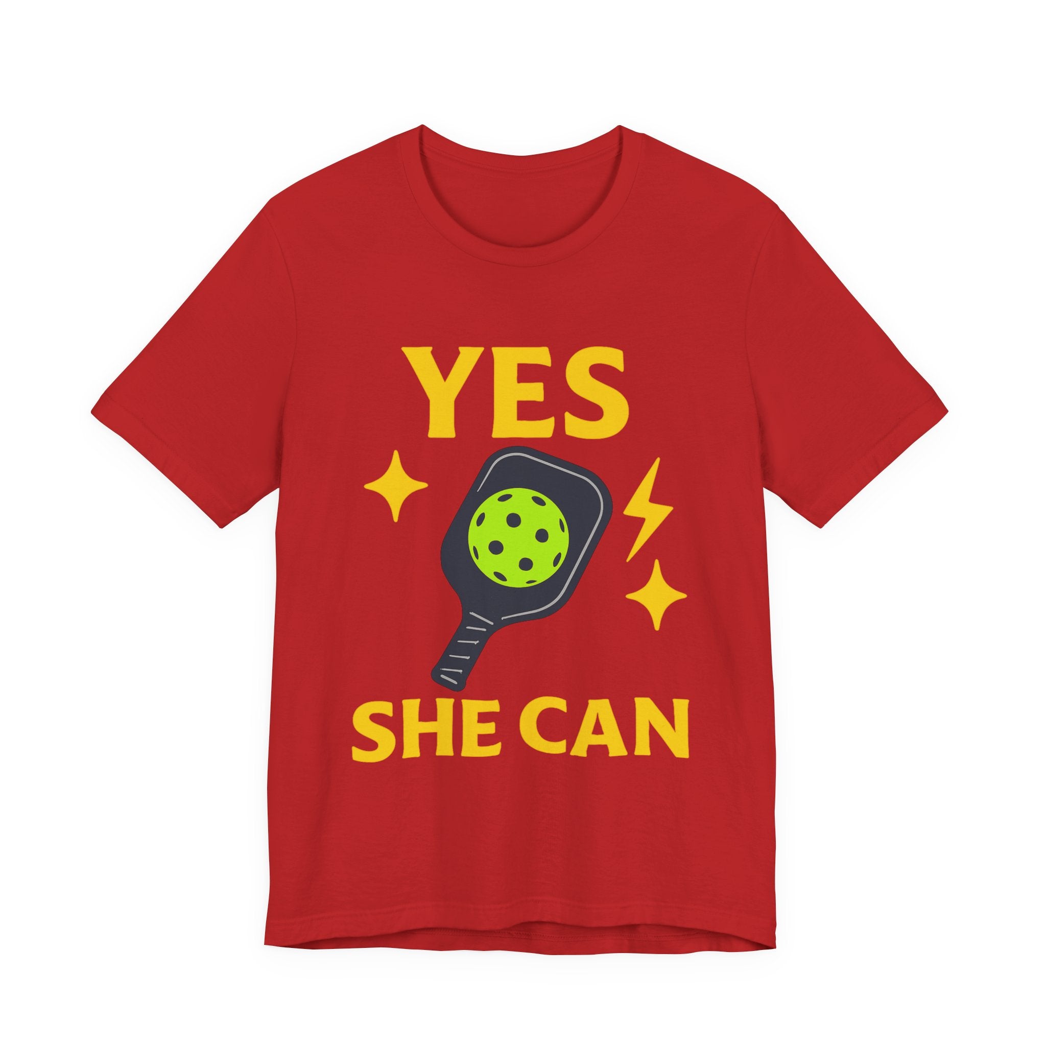 Yes, She Can Pickleball Unisex Tee