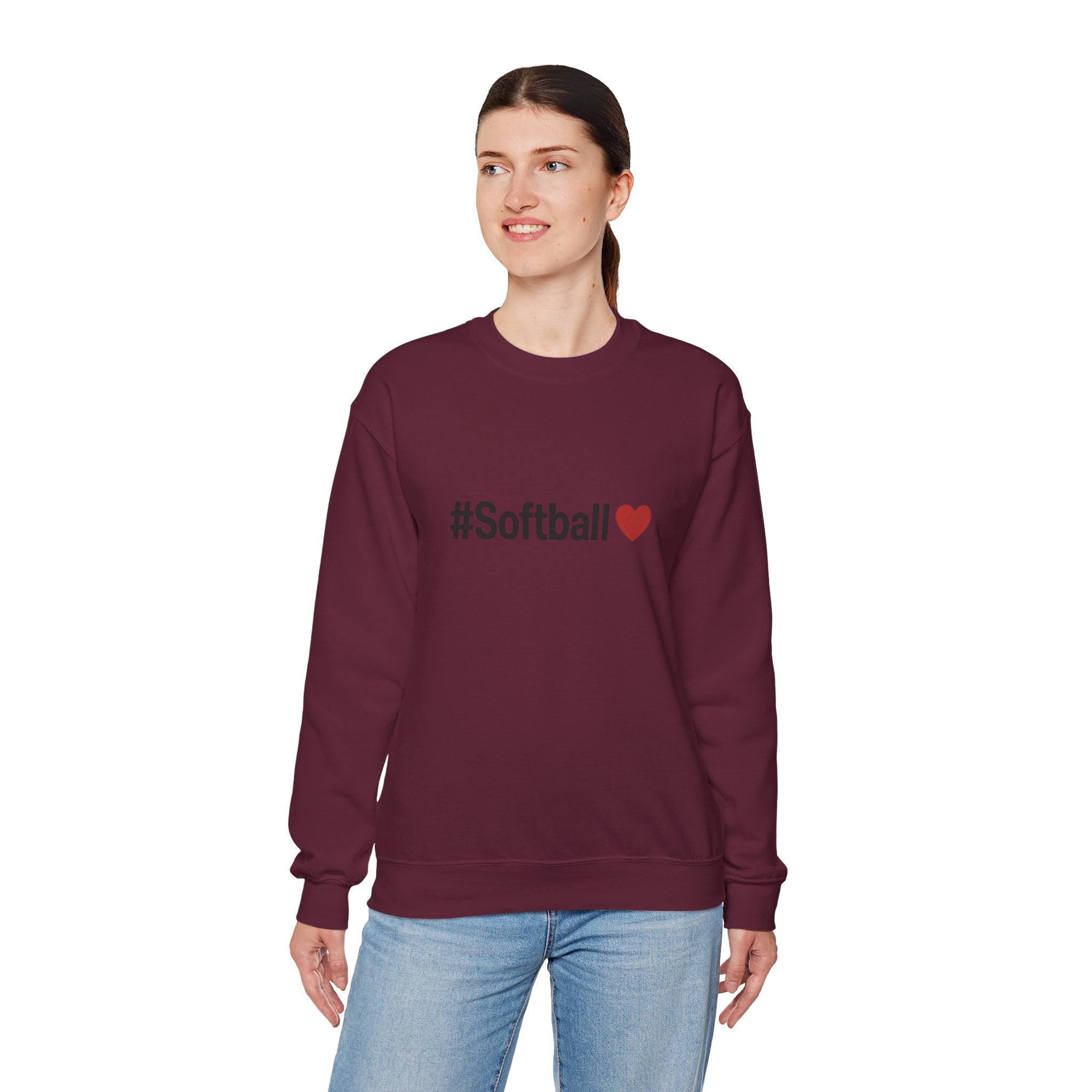 Softball Love Crewneck Sweatshirt