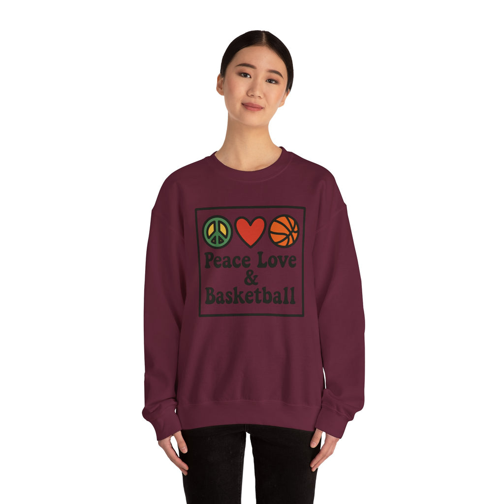 Peace Love & Basketball Sweatshirt