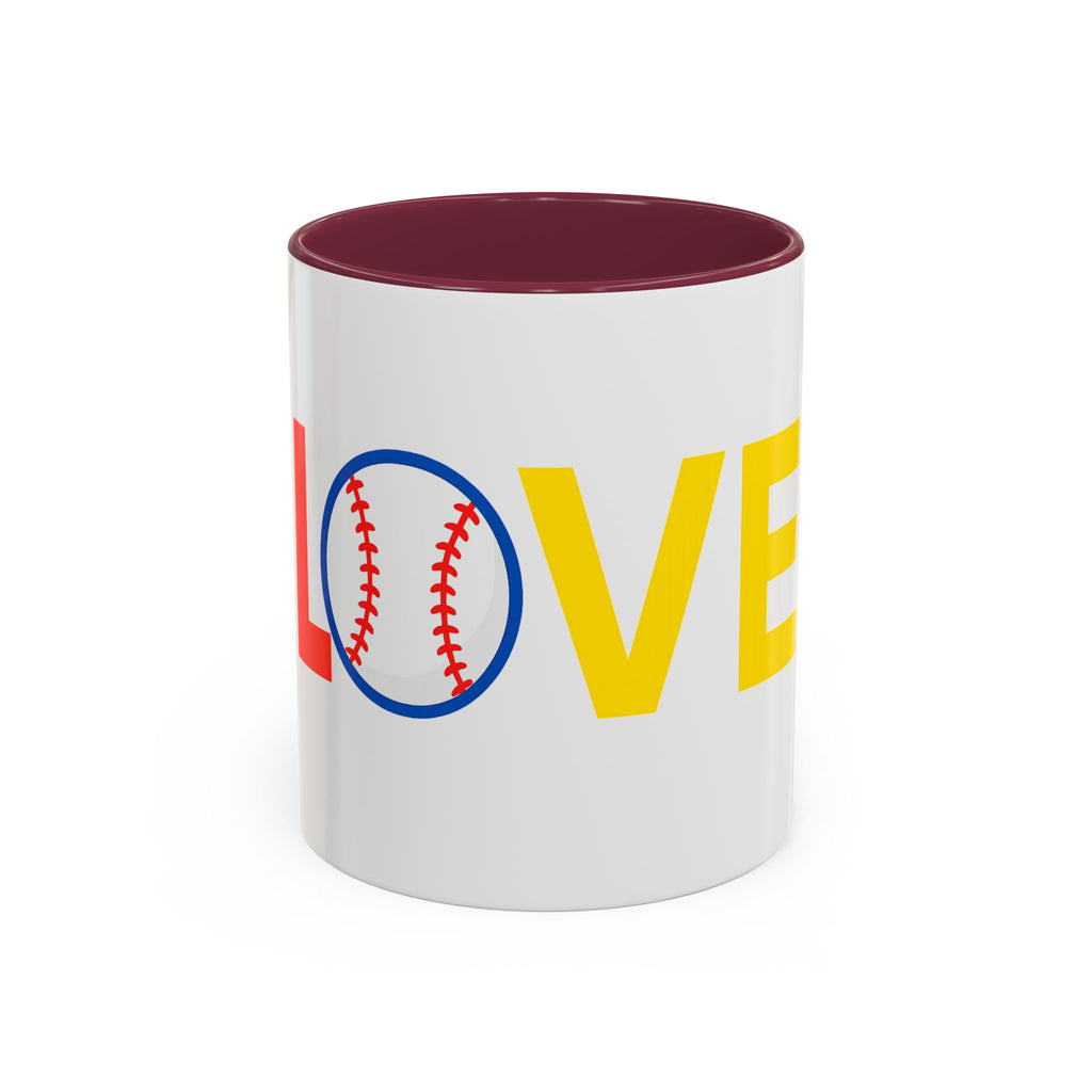 Baseball Love Mug - Colorful 11oz & 15oz Drinkware