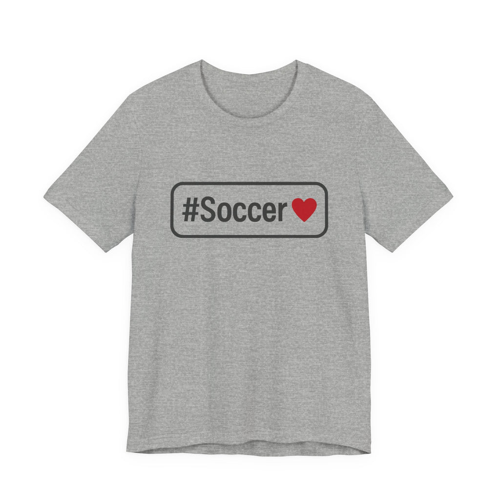 #Soccer Love Unisex Tee – Perfect for Fans