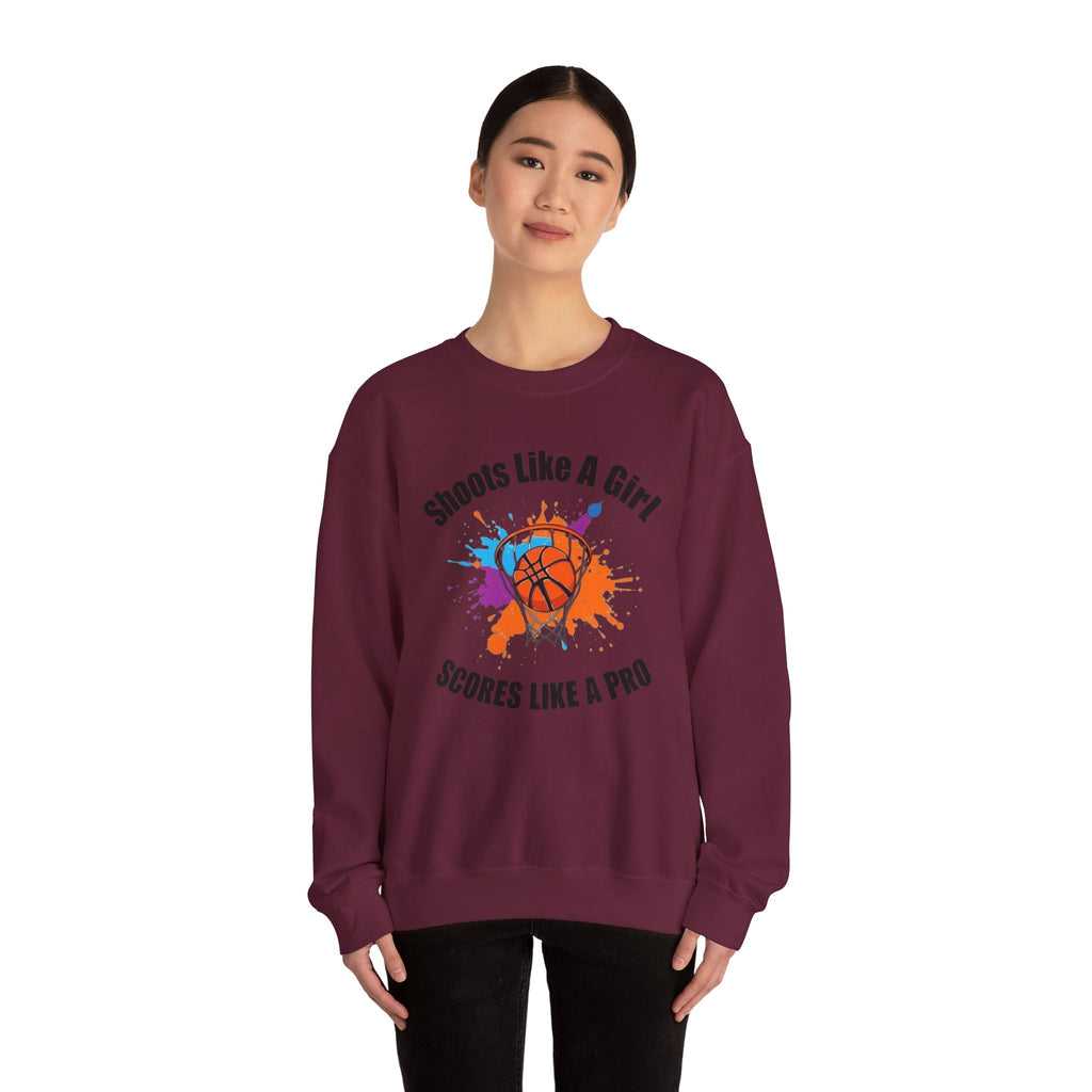 Empowering Basketball Sweatshirt for Girls