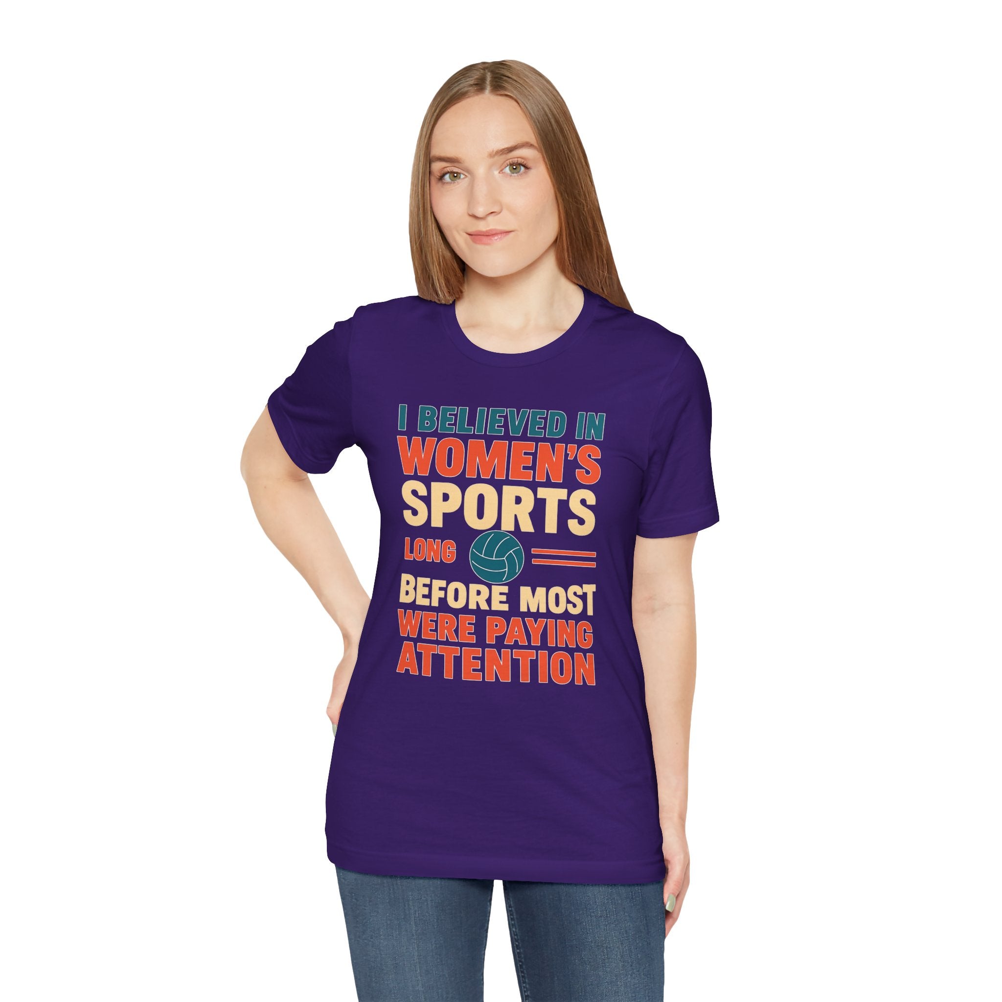 Women's Sports Pride Tee - I believed In Women's Sports