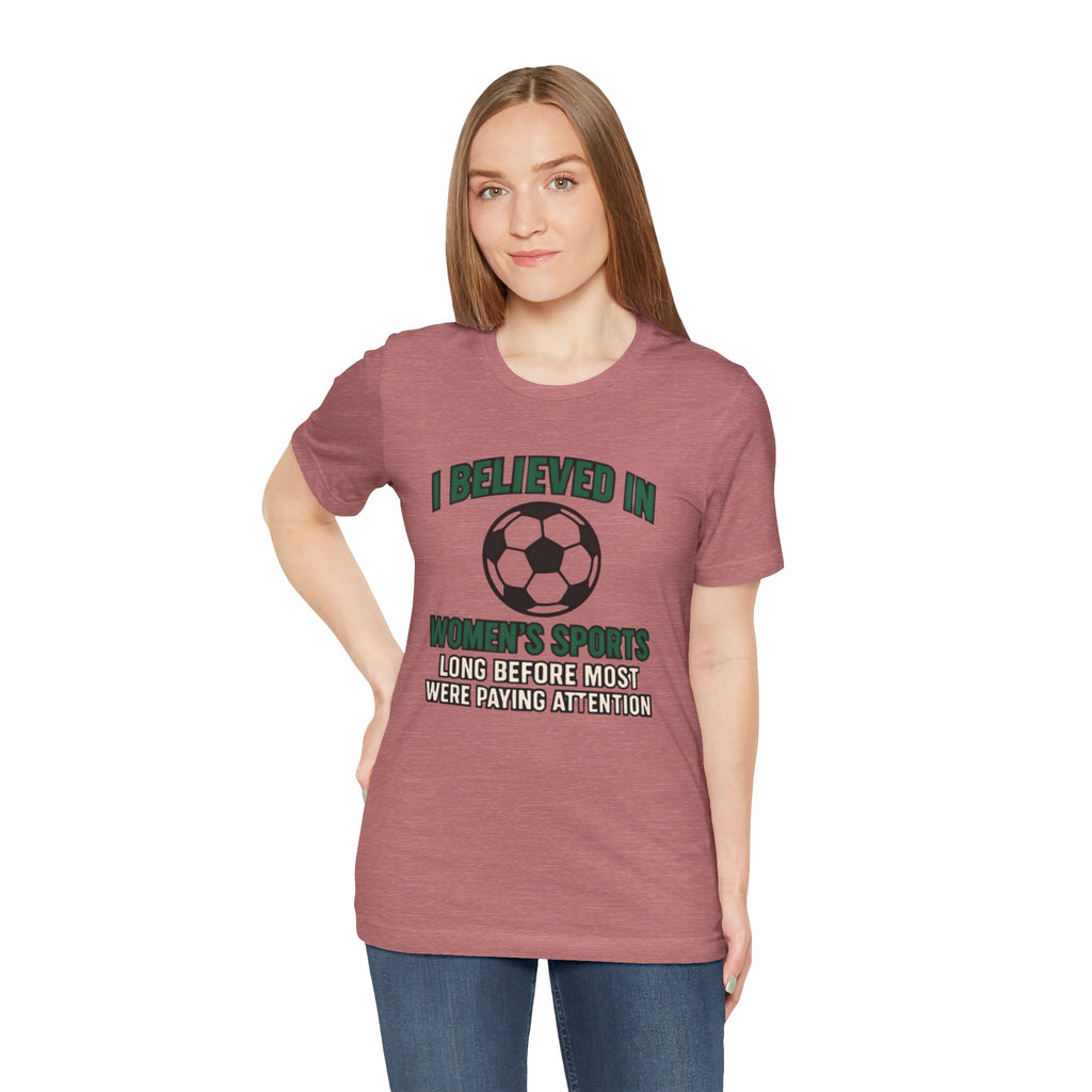 Empowering Women's Sports Tee - Unisex Jersey Short Sleeve T-Shirt
