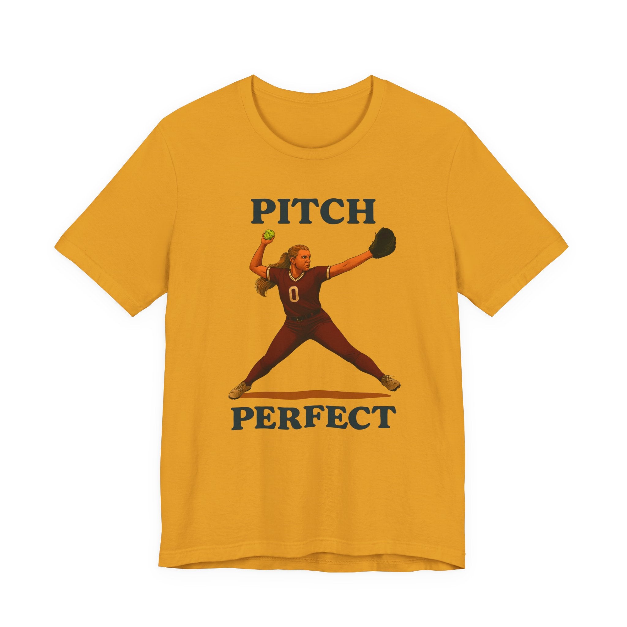 Pitch Perfect Softball Tee, Unisex Jersey T-Shirt