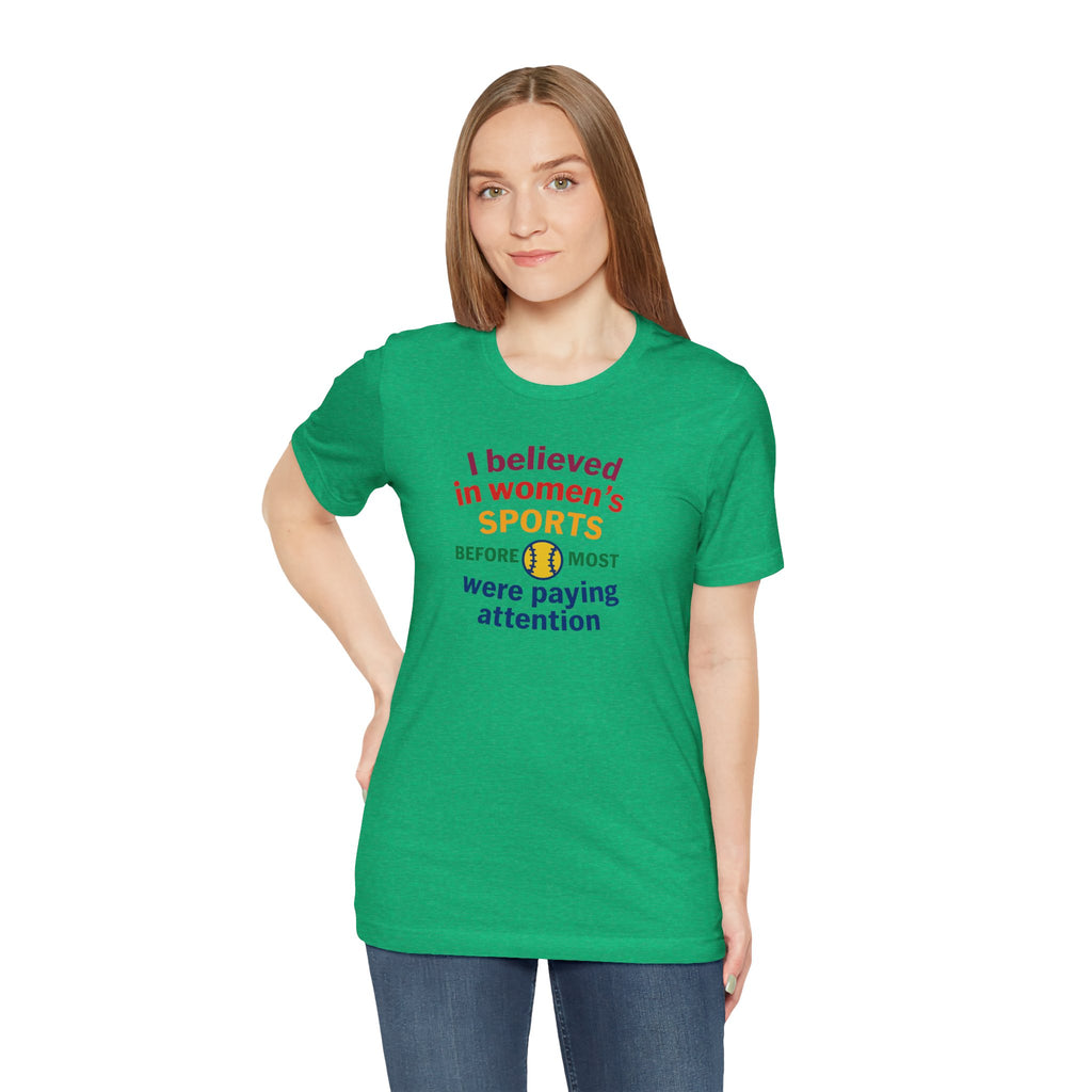 Celebrate Women's Sports Unisex Tee