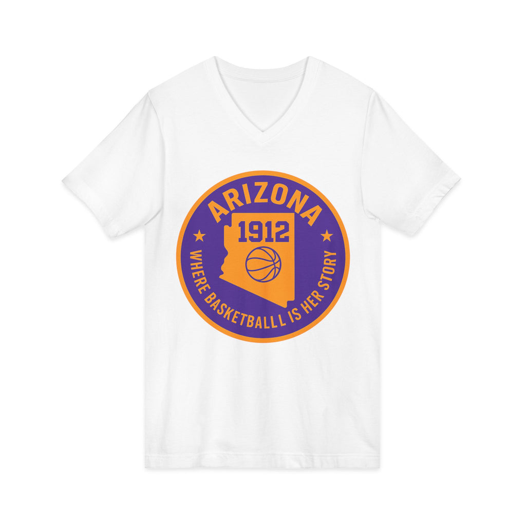 Arizona Basketball Women’s V-Neck Tee -Celebrate Your Love for the Game!