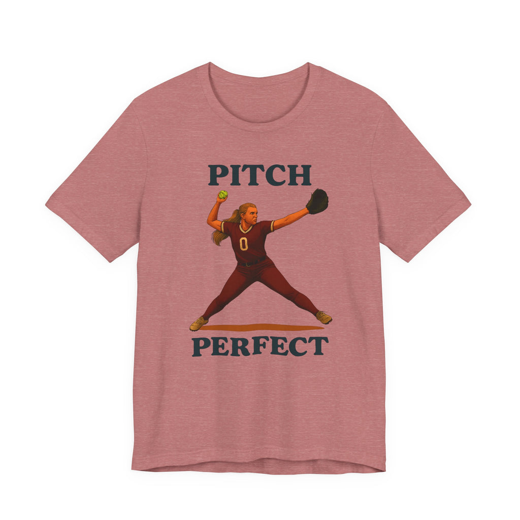 Pitch Perfect Softball Tee, Unisex Jersey T-Shirt
