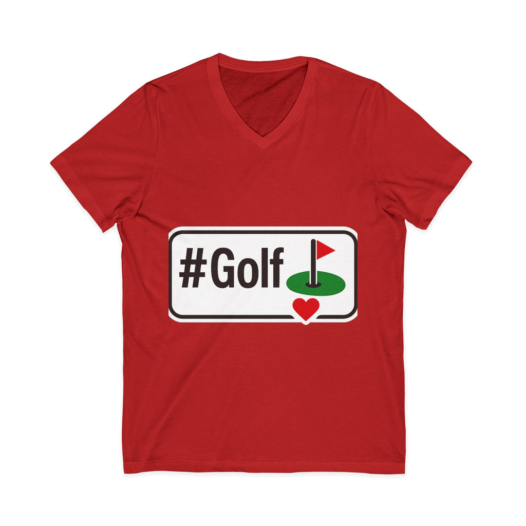 Golf Enthusiast V-Neck Tee