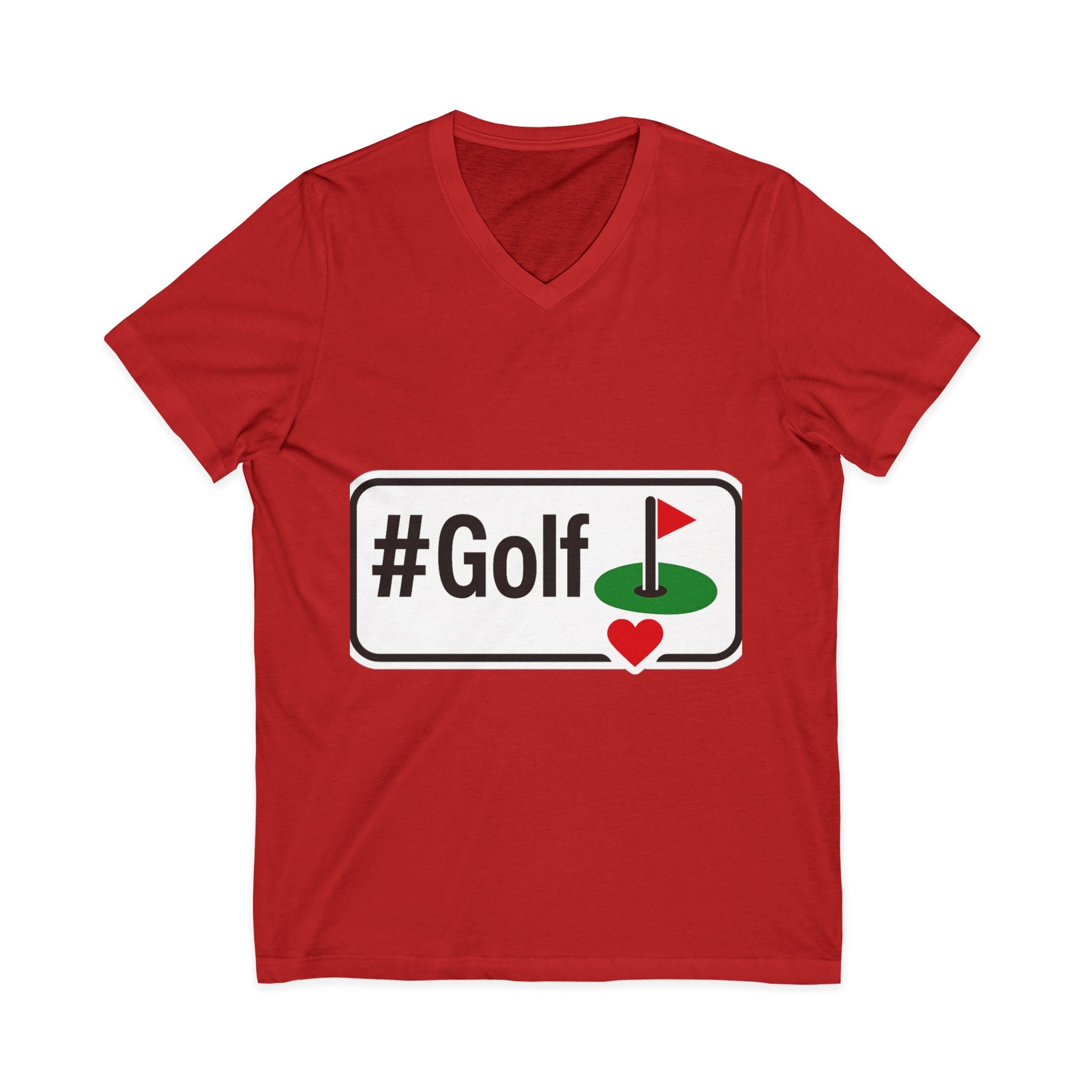 Golf Enthusiast V-Neck Tee