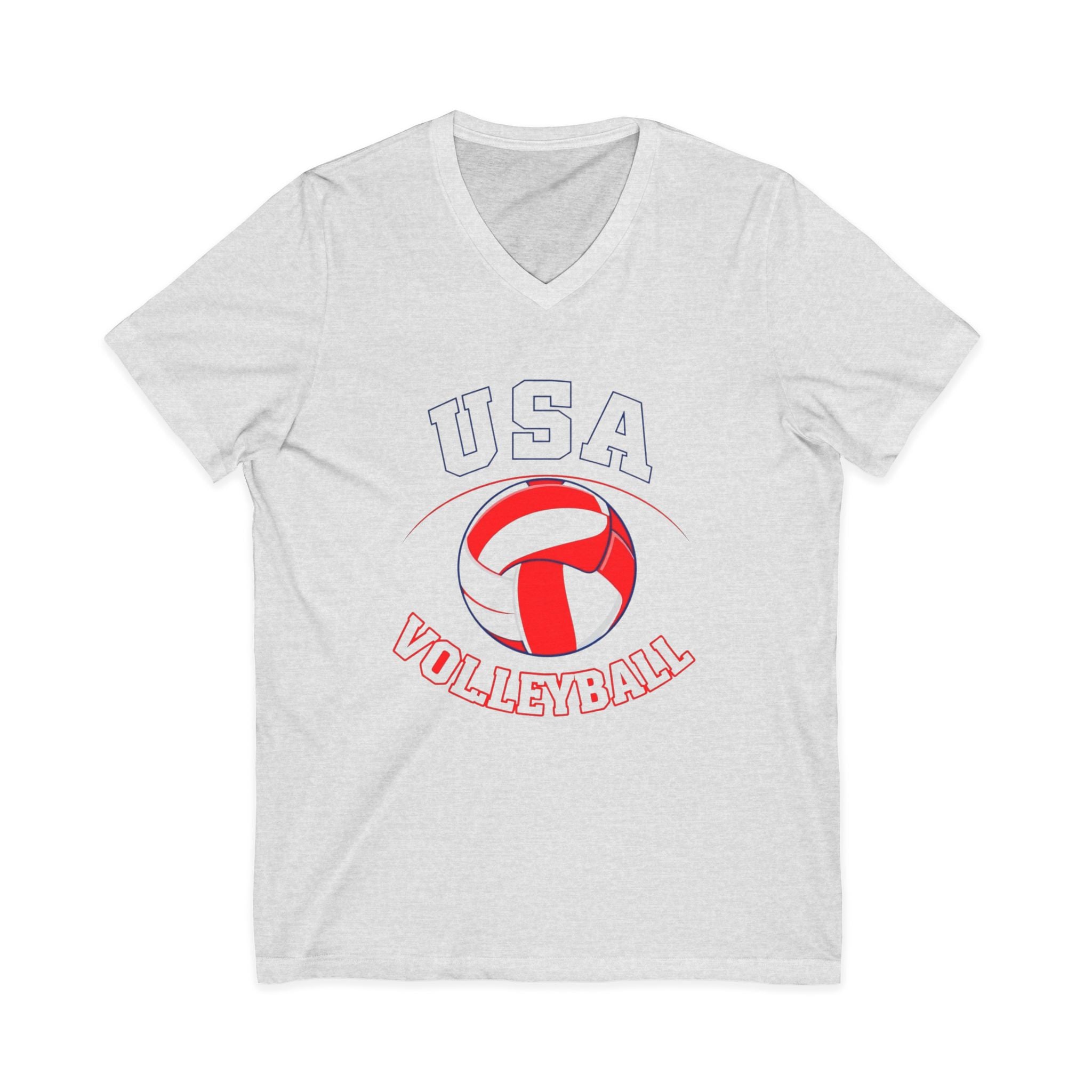 USA Volleyball V-Neck Tee