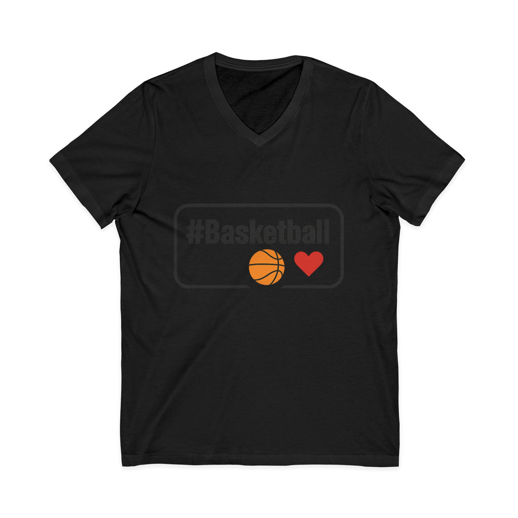 Basketball Love V-Neck Tee