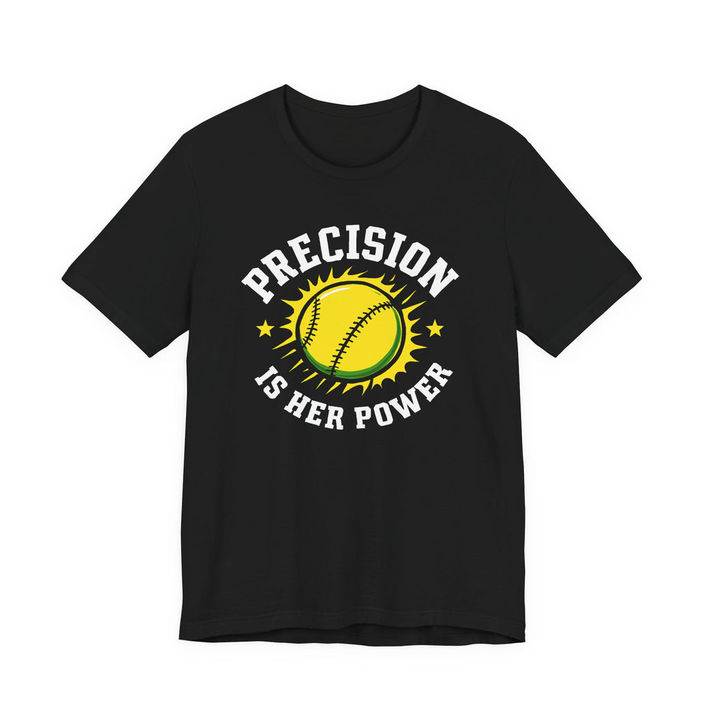 Softball Empowerment Tee - Precision is Her Power