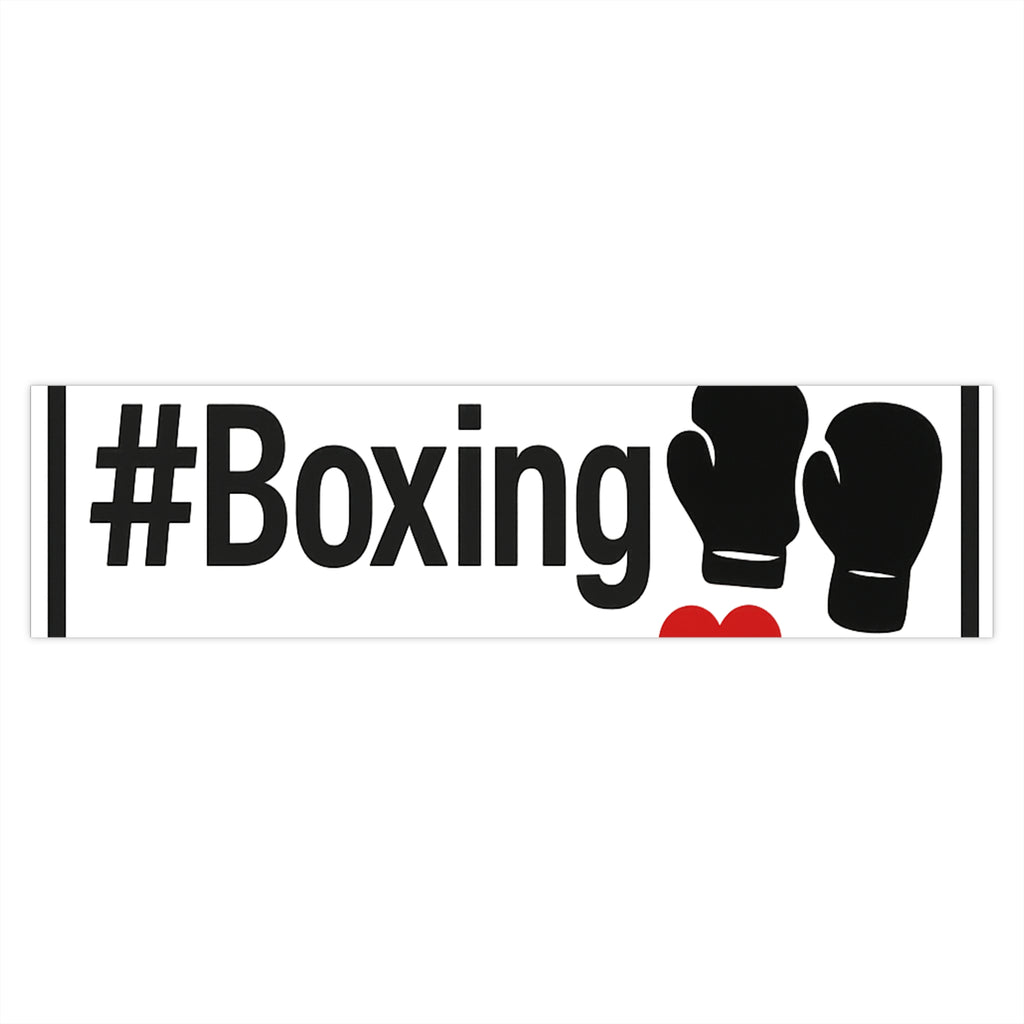Boxing Love Bumper Sticker