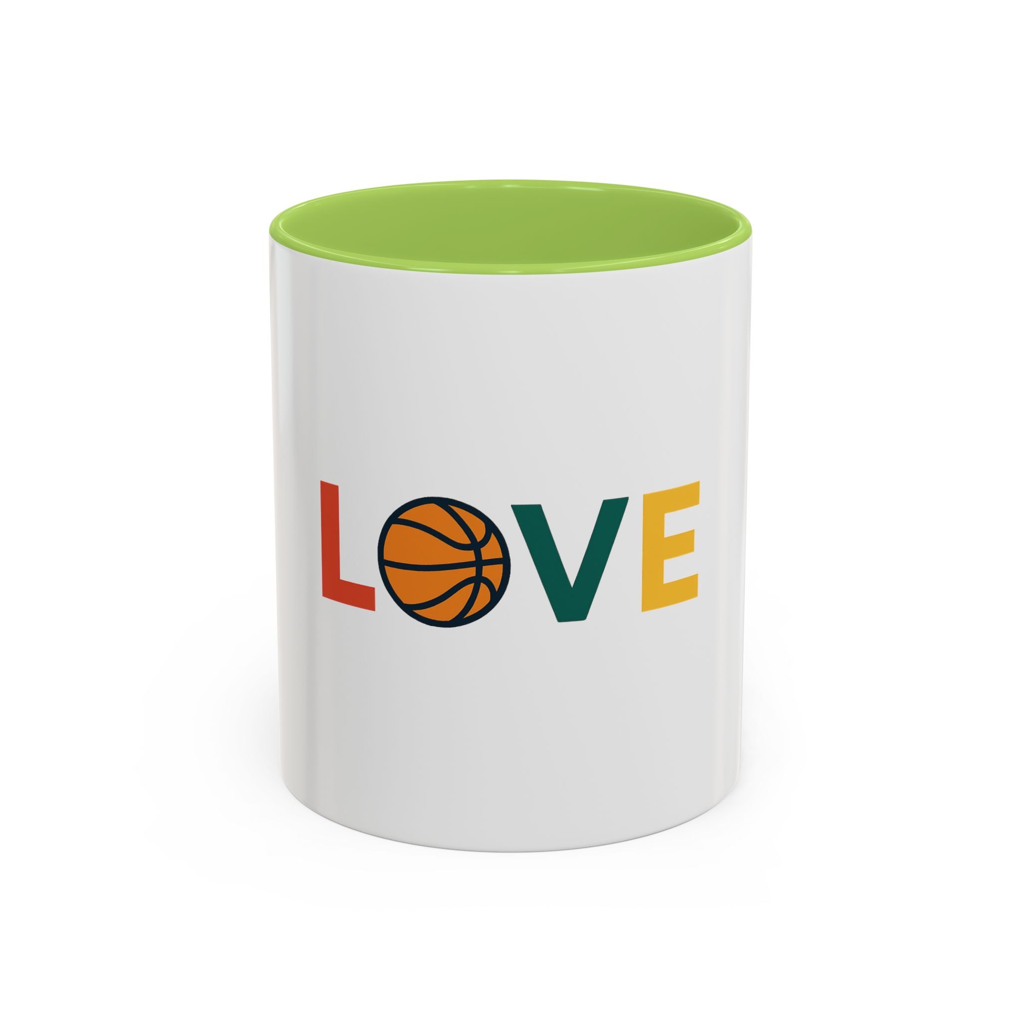 Basketball Love Accent Coffee Mug