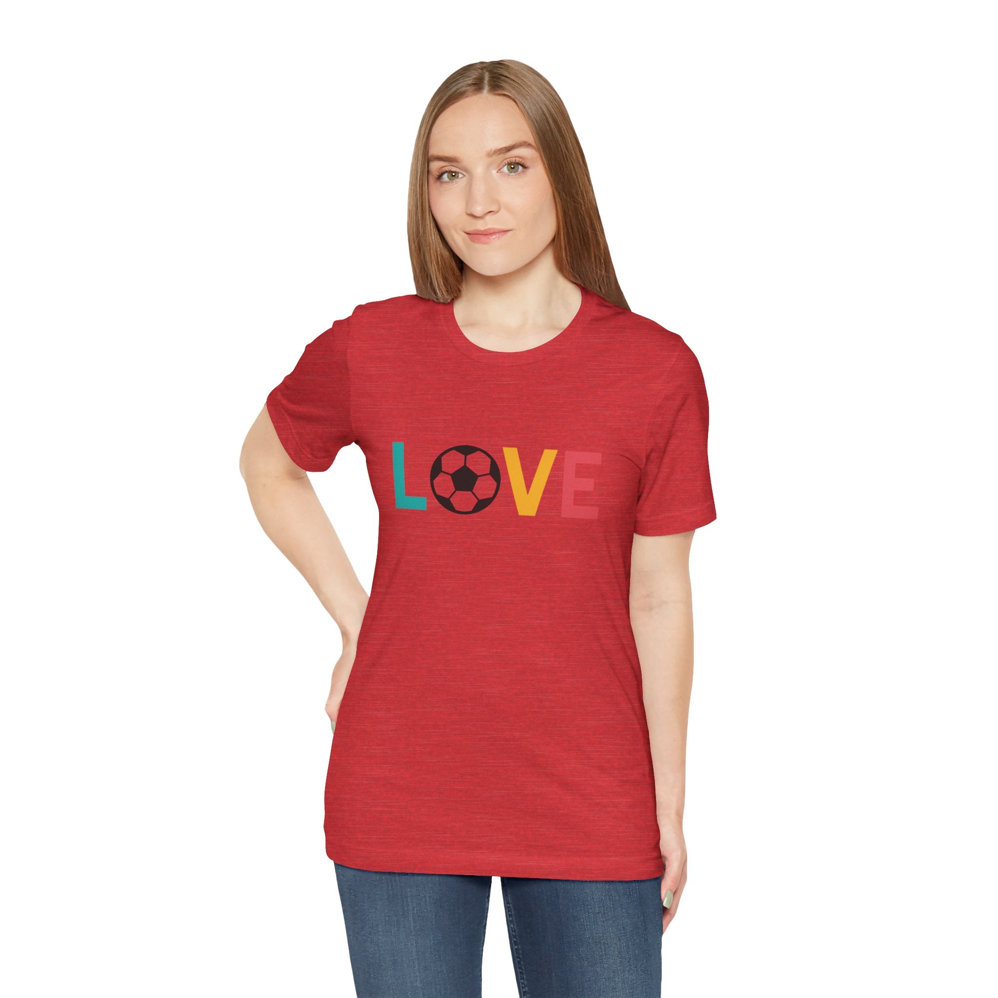 Love Soccer Unisex Tee, Sports Fan Shirt