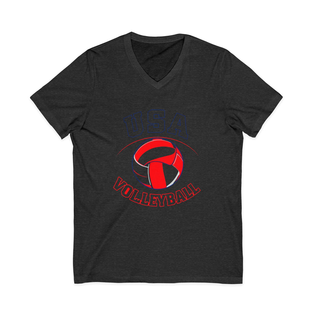 USA Volleyball V-Neck Tee