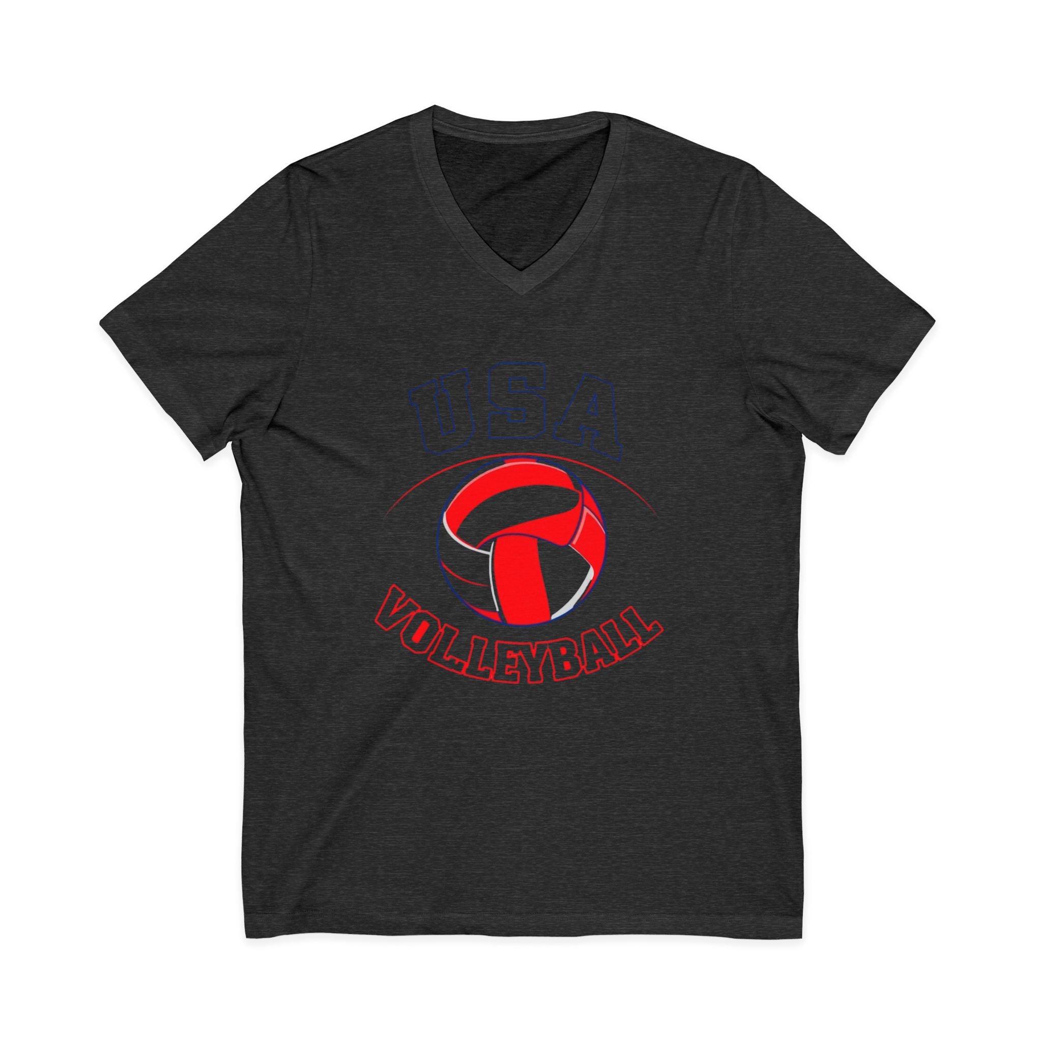 USA Volleyball V-Neck Tee