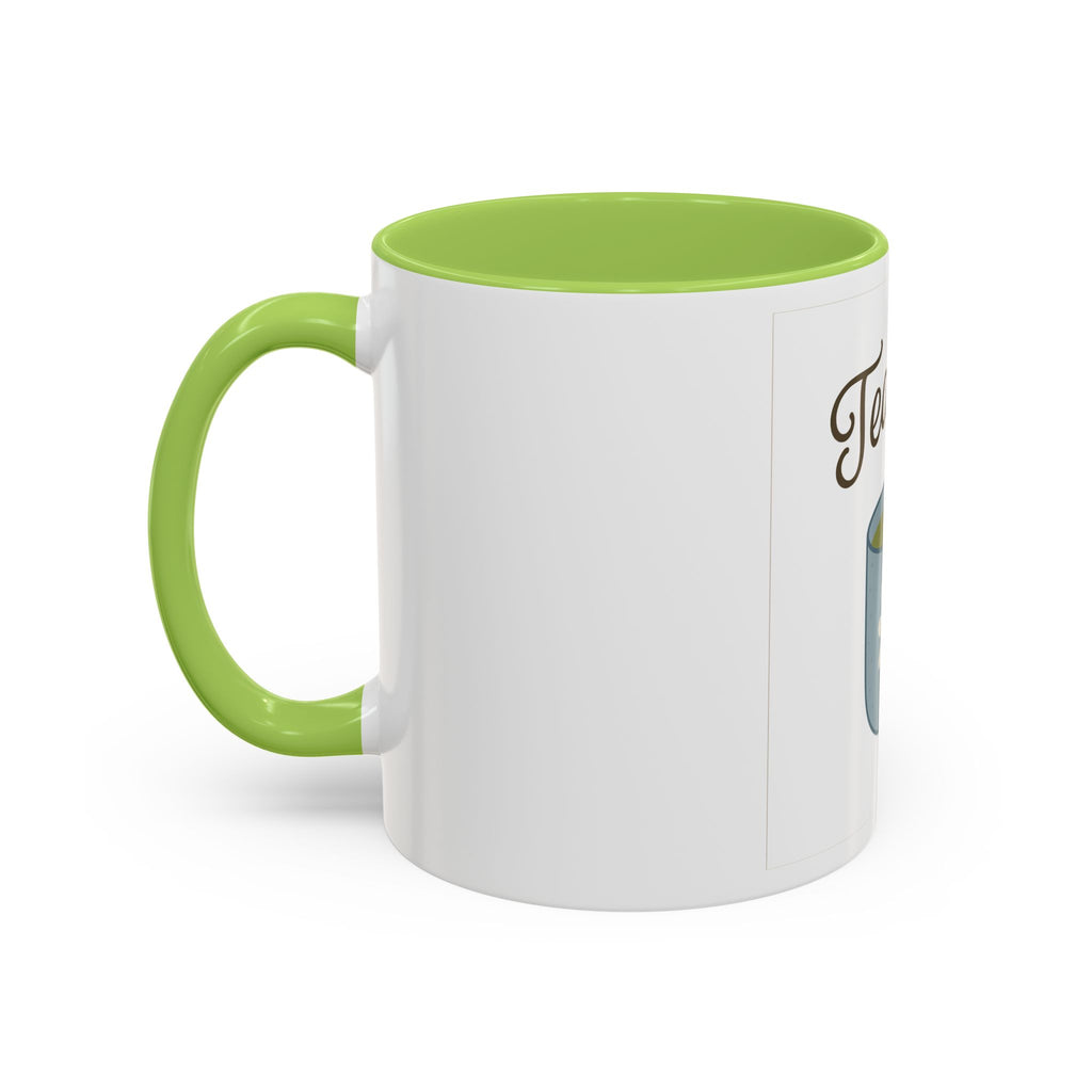 Tea Time Accent Mug – Floral Daisy Tea Cup (11oz & 15oz)