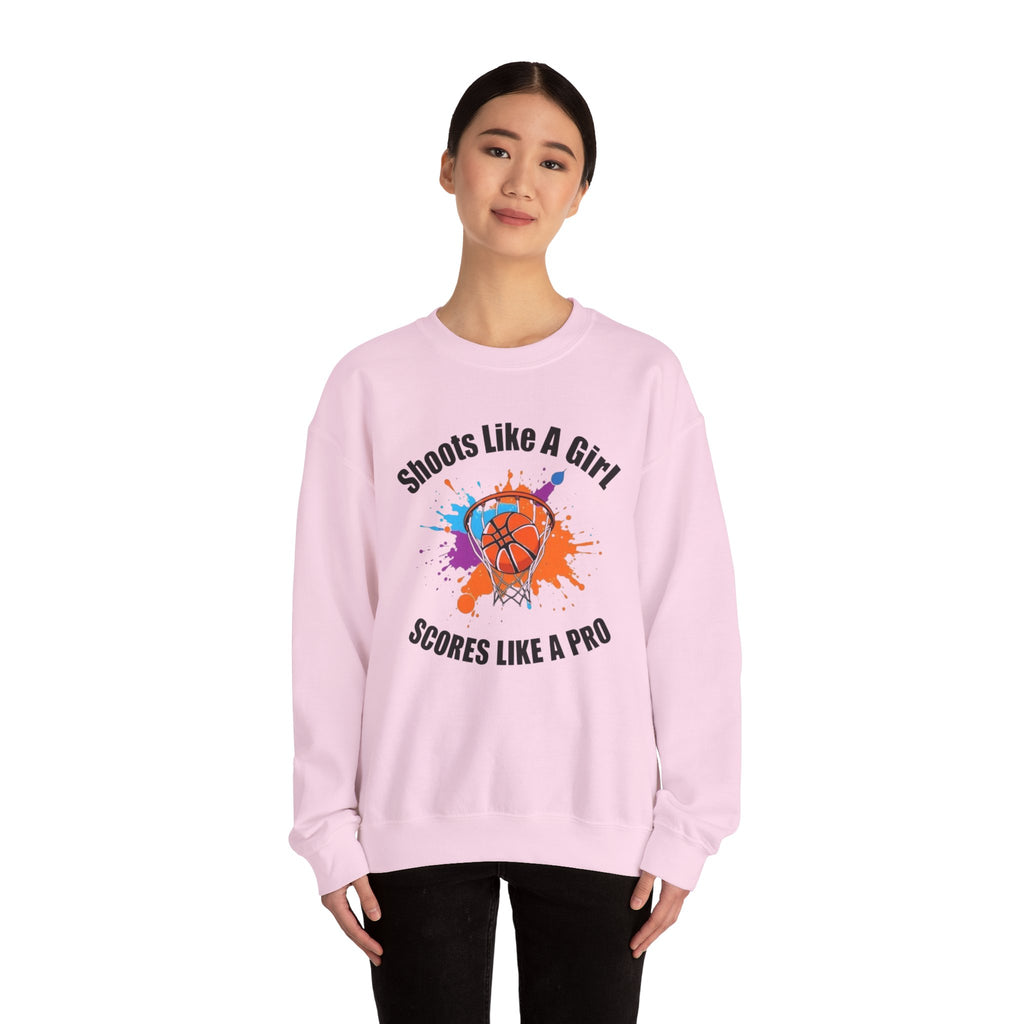 Empowering Basketball Sweatshirt for Girls
