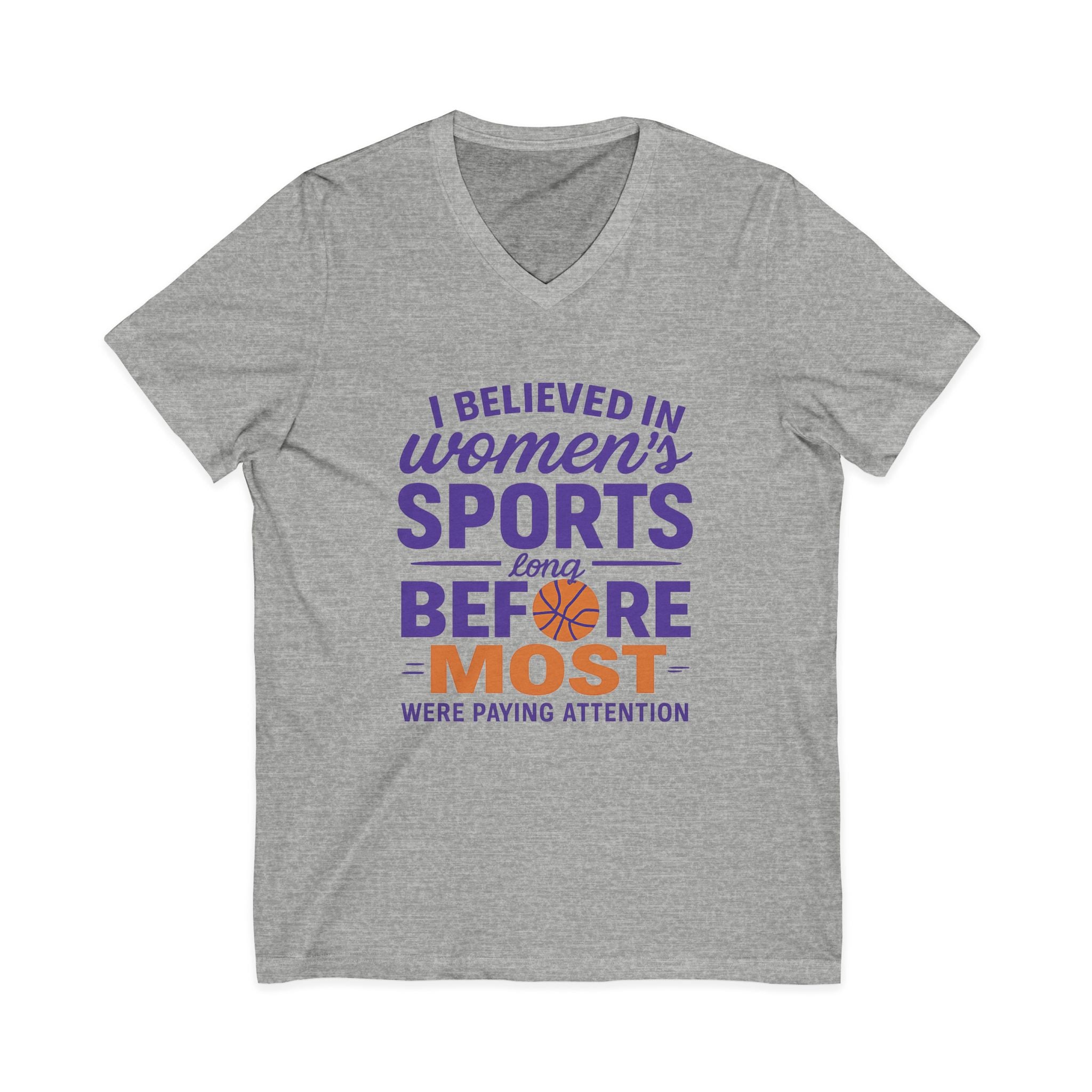 Women's Sports Believer V-Neck Tee