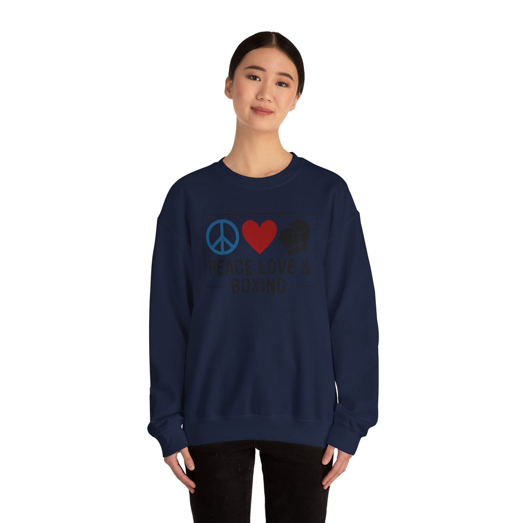 Peace Love Boxing Crewneck Sweatshirt