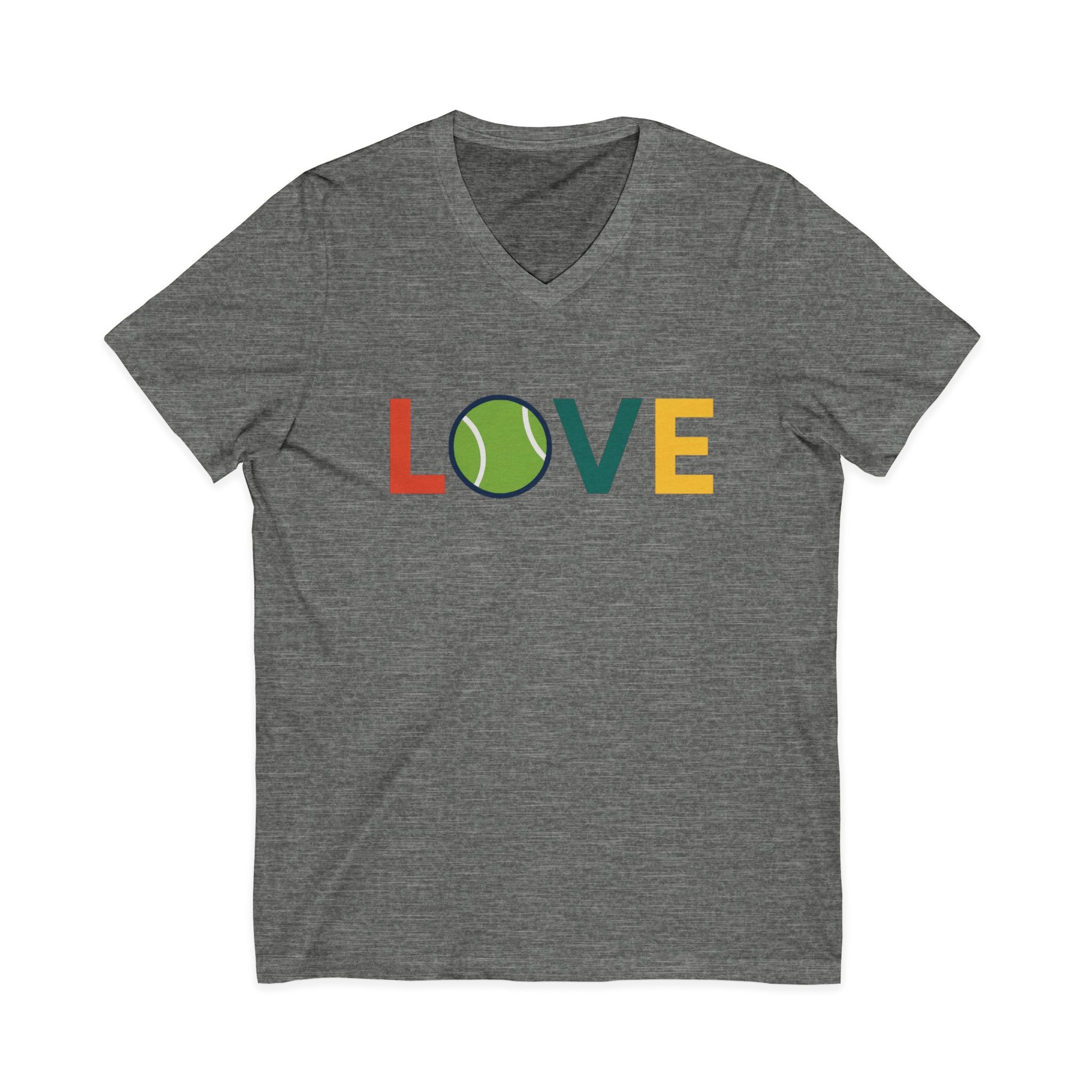 Love Tennis V-Neck Tee