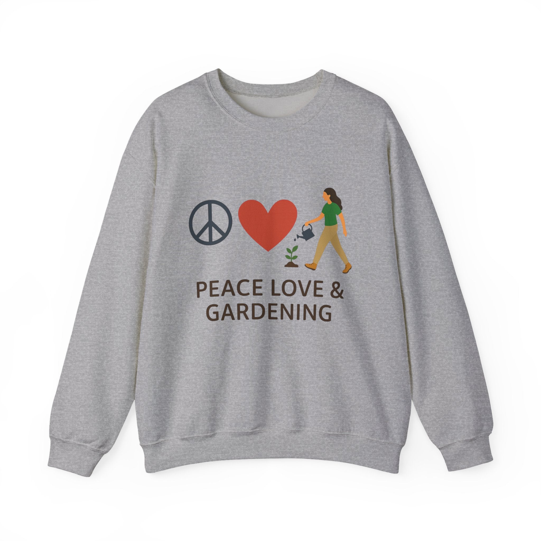 Peace, Love & Gardening Crewneck Sweatshirt