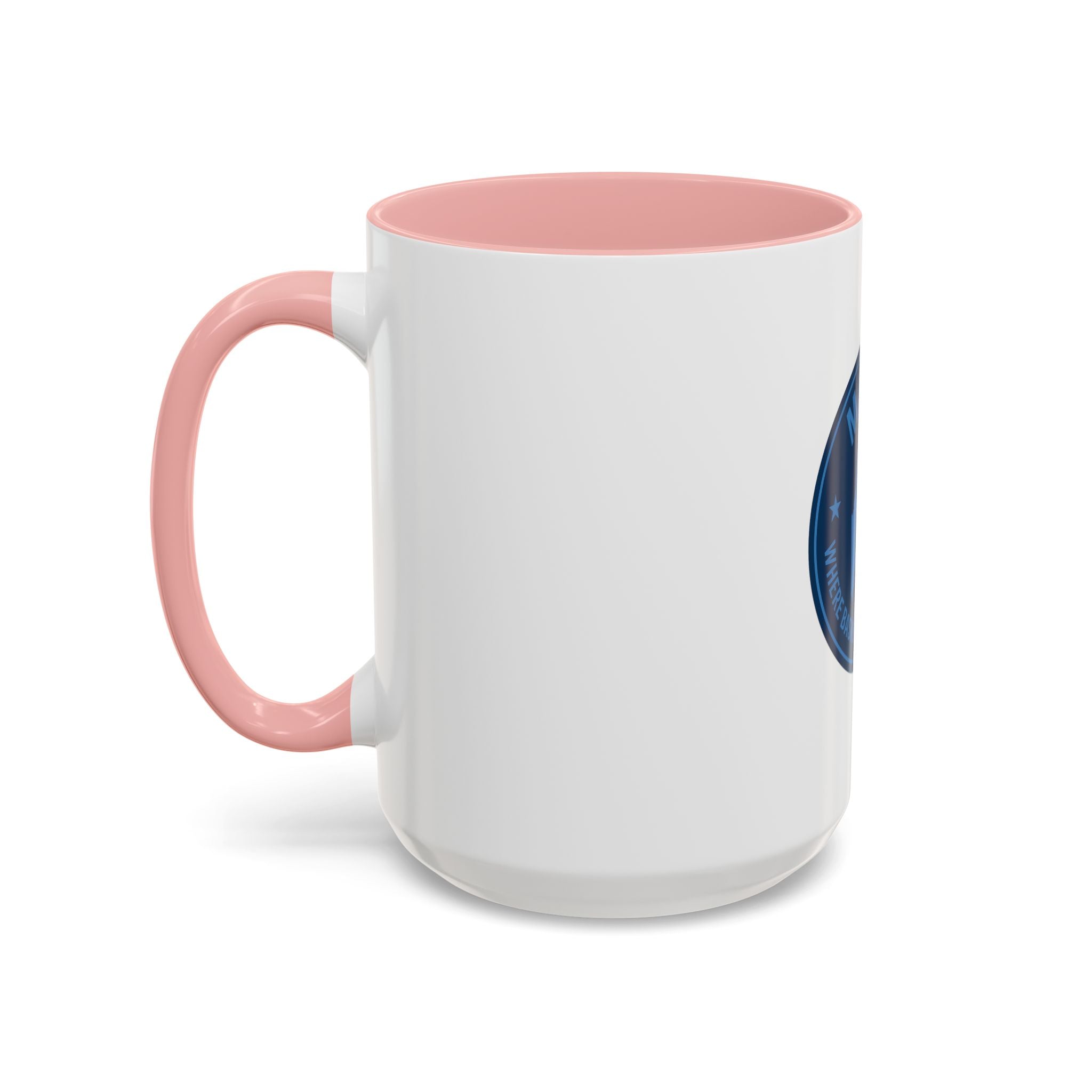 Maine Basketball Mug – 'Where Basketball Is Her Story' Accent Coffee Cup (11/15oz)