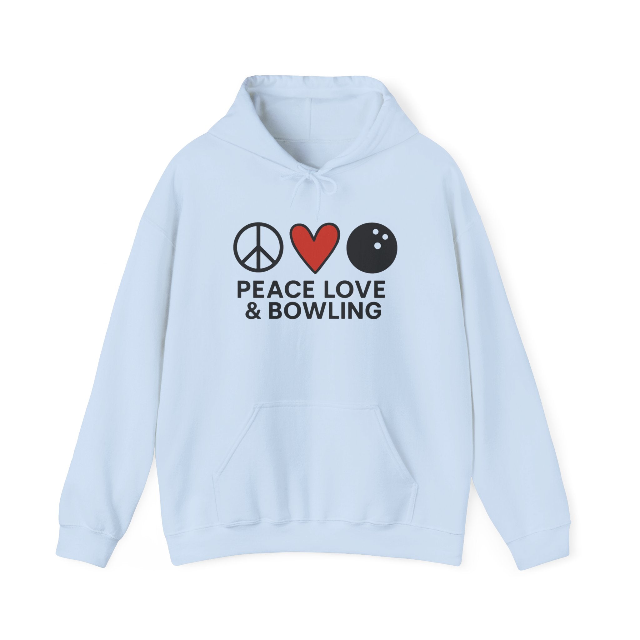 Peace Love & Bowling Hoodie