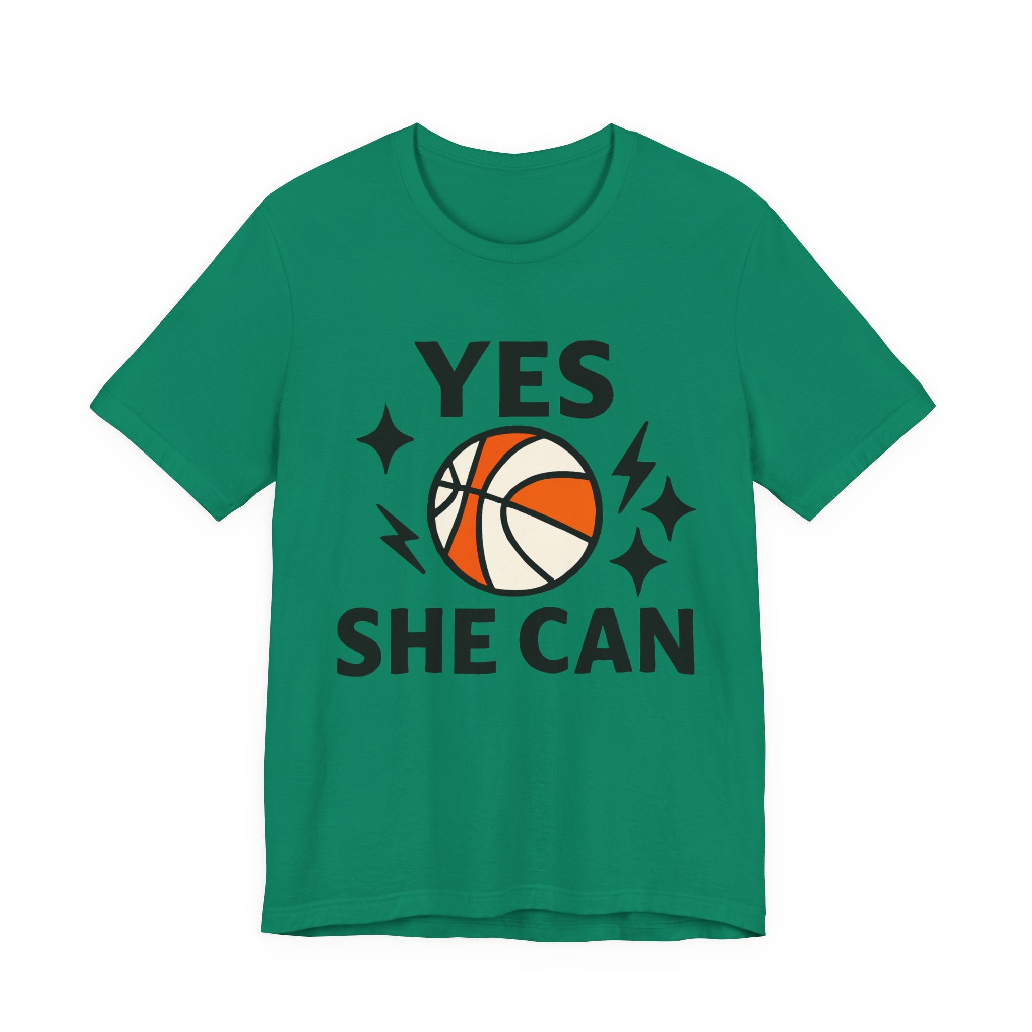 Yes, She Can Basketball Unisex Tee