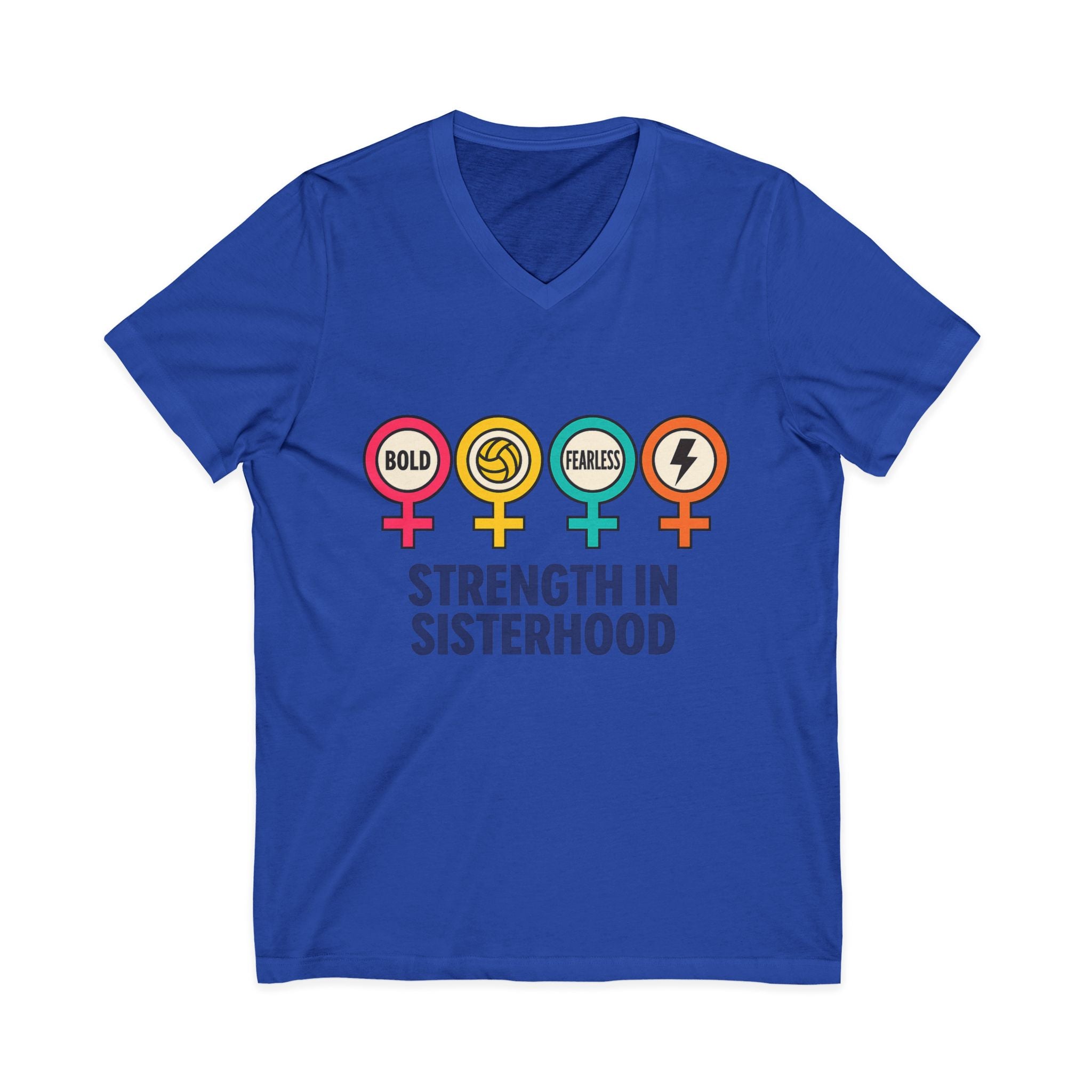 Strength in Sisterhood V-Neck Tee