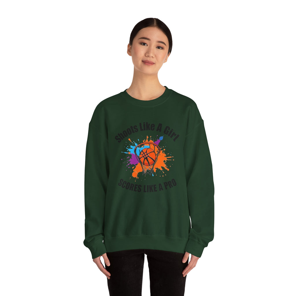 Empowering Basketball Sweatshirt for Girls