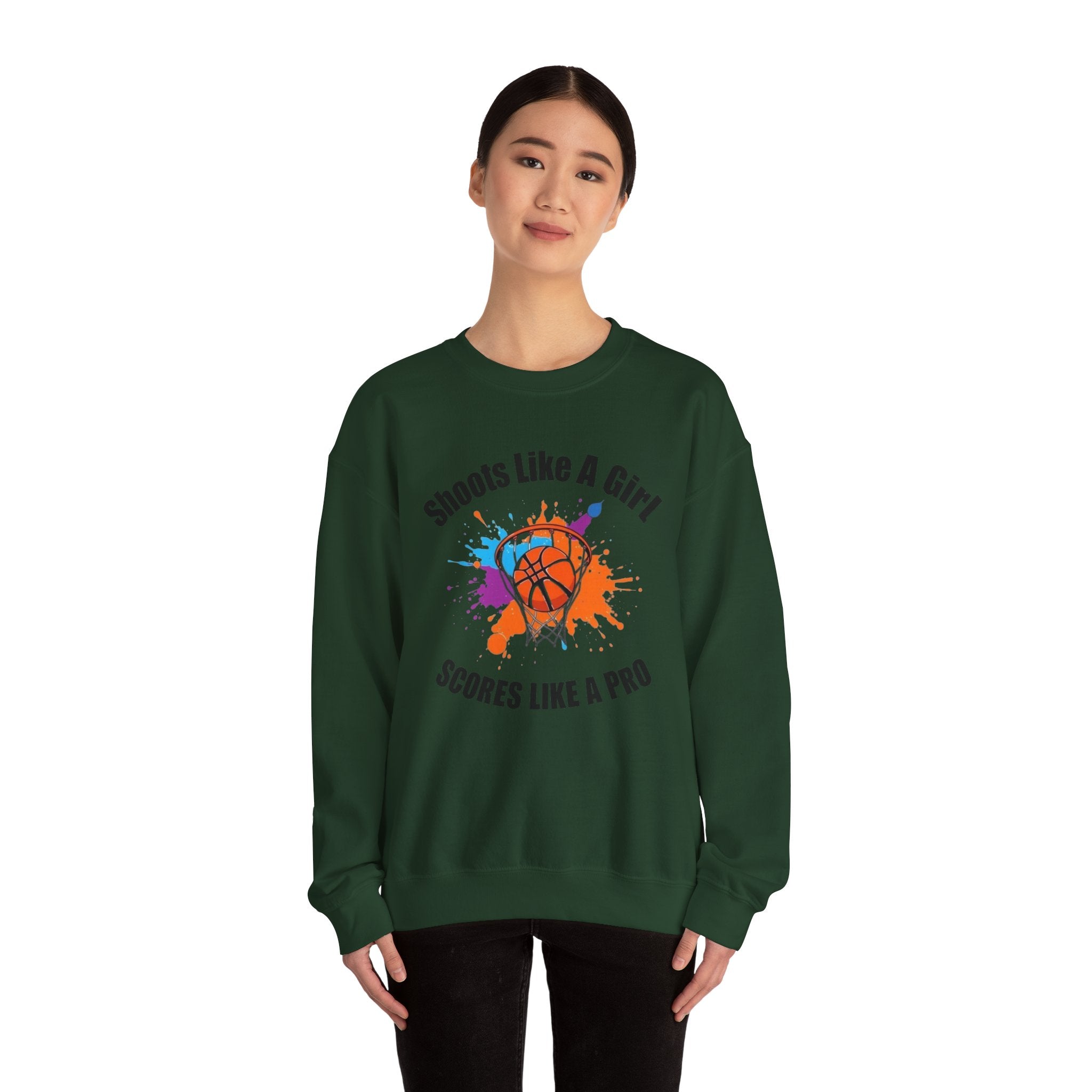 Empowering Basketball Sweatshirt for Girls