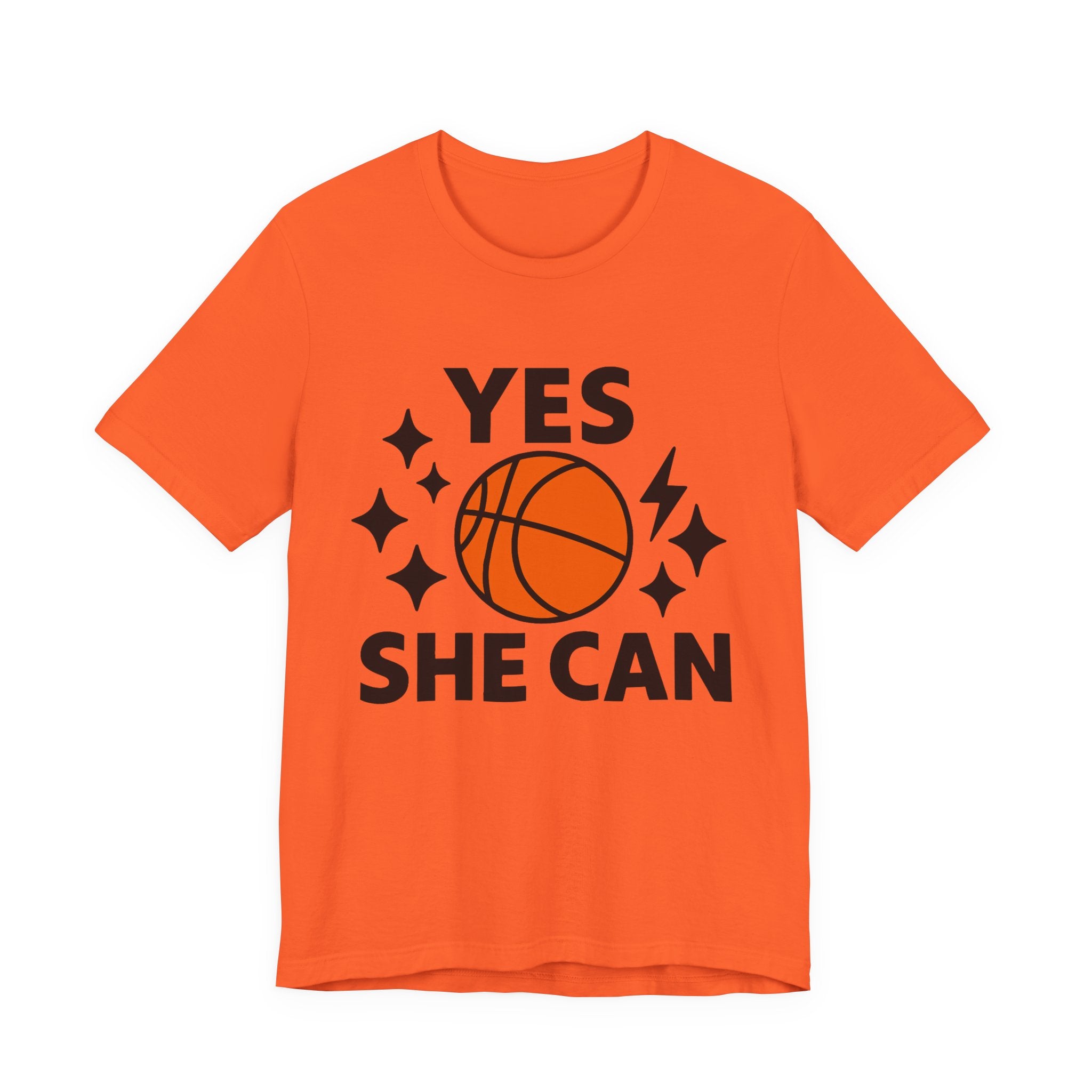Yes, She Can Basketball Unisex Tee