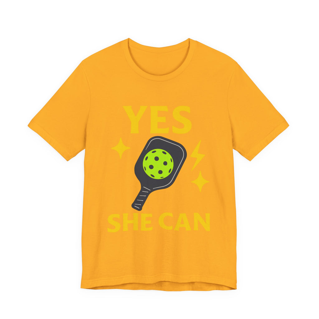 Yes, She Can Pickleball Unisex Tee