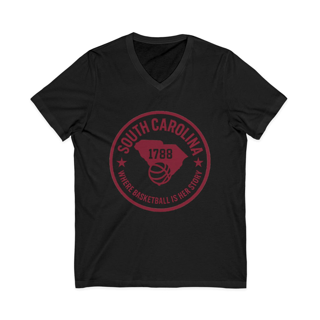 South Carolina 1788 Basketball V-Neck Tee