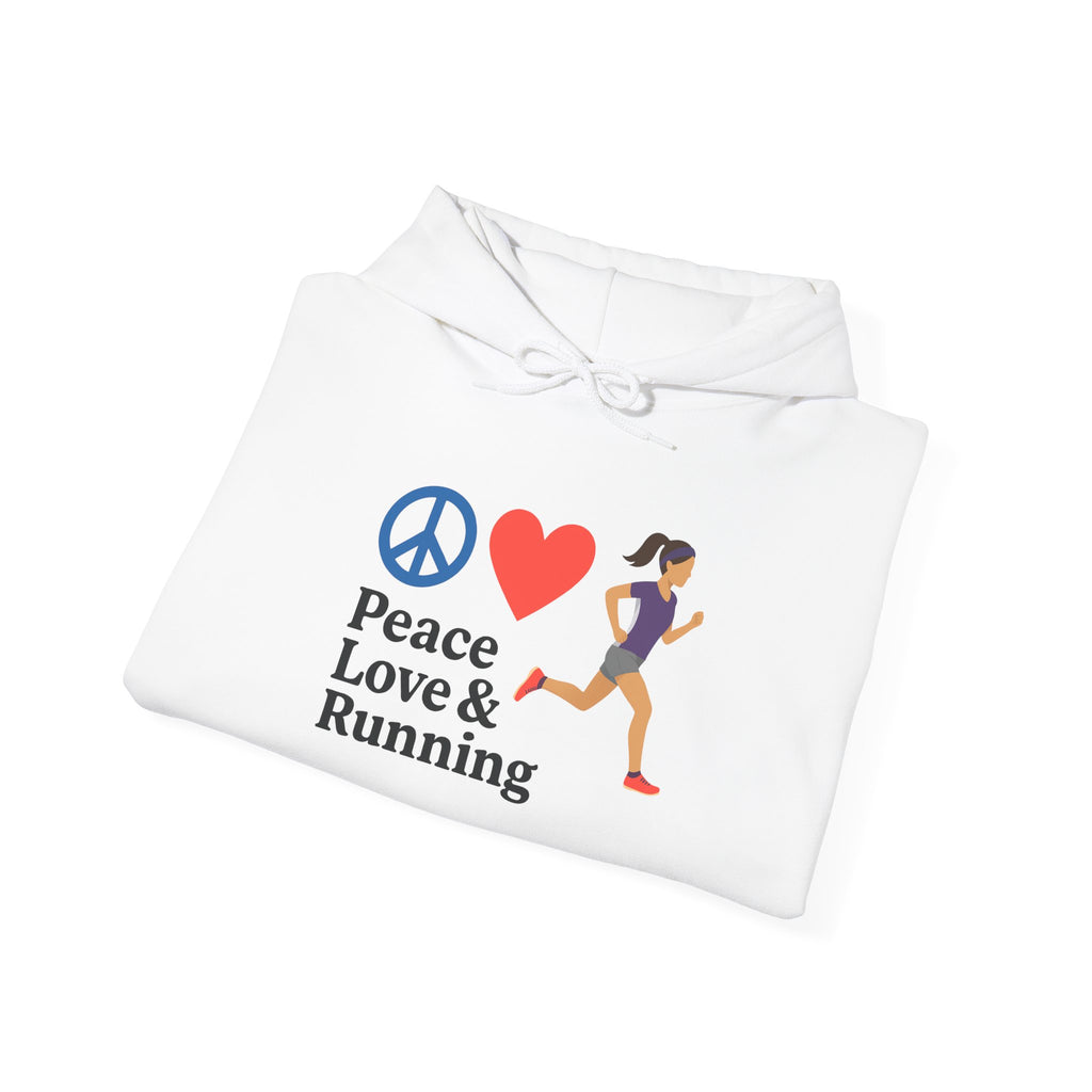Peace, Love & Running Hoodie