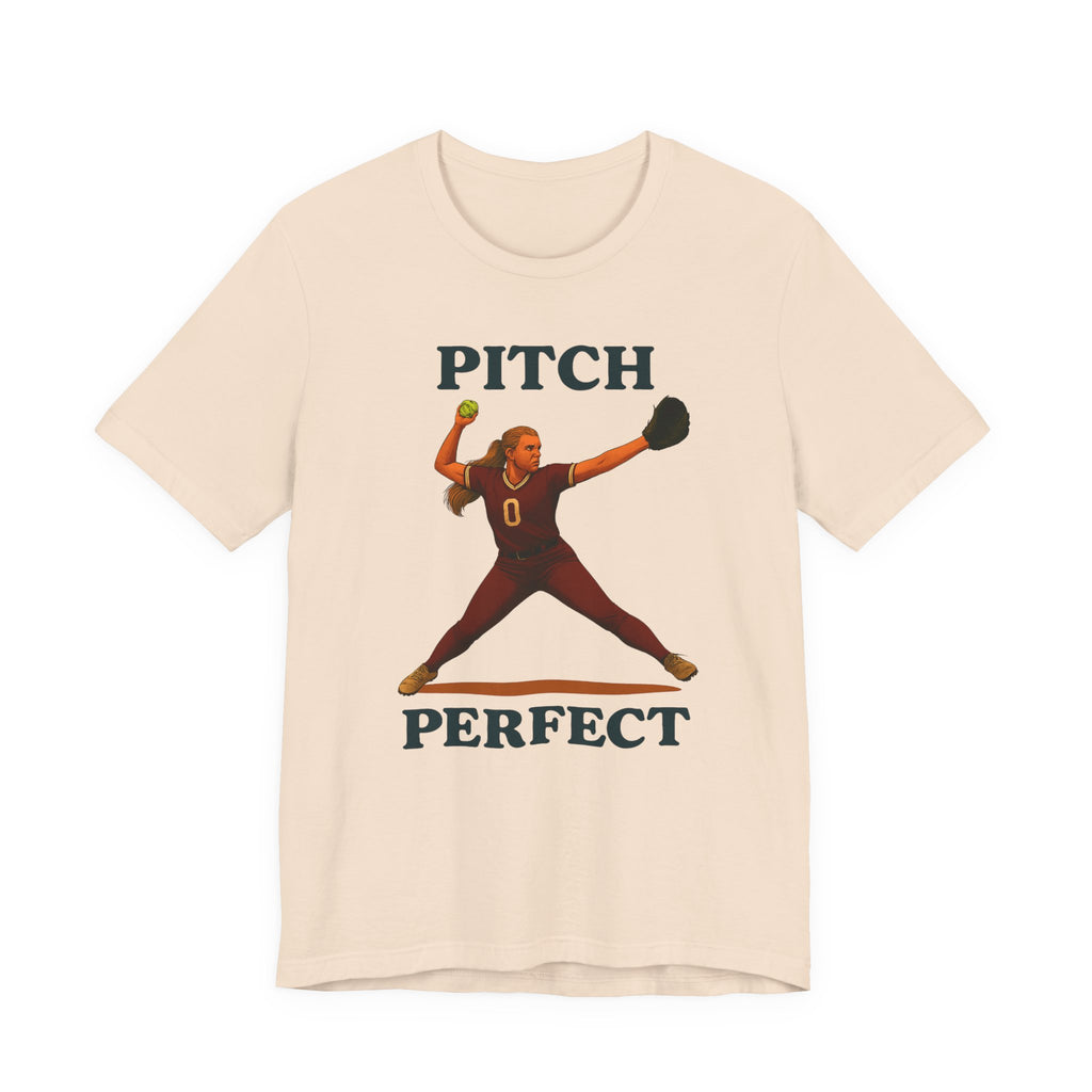 Pitch Perfect Softball Tee, Unisex Jersey T-Shirt