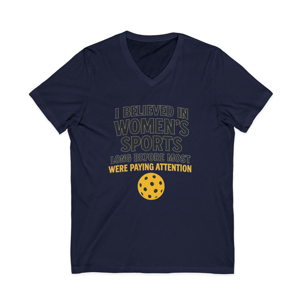 Women's Sports Advocacy V-Neck Tee