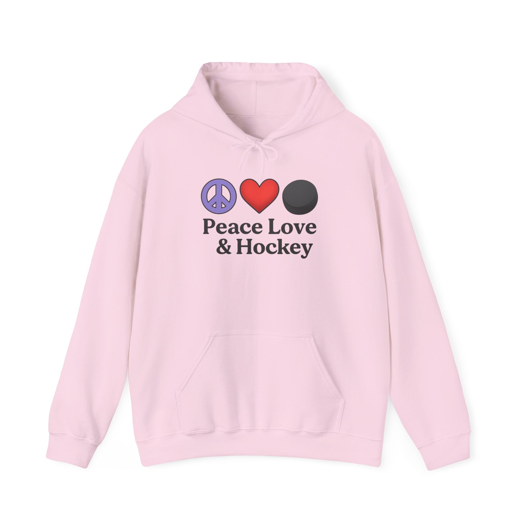Peace Love & Hockey Hoodie