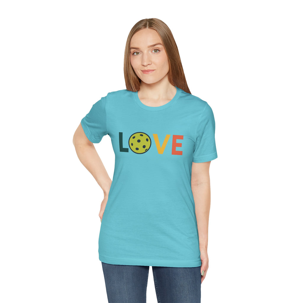Pickleball Love Tee | Unisex Jersey Short Sleeve Shirt