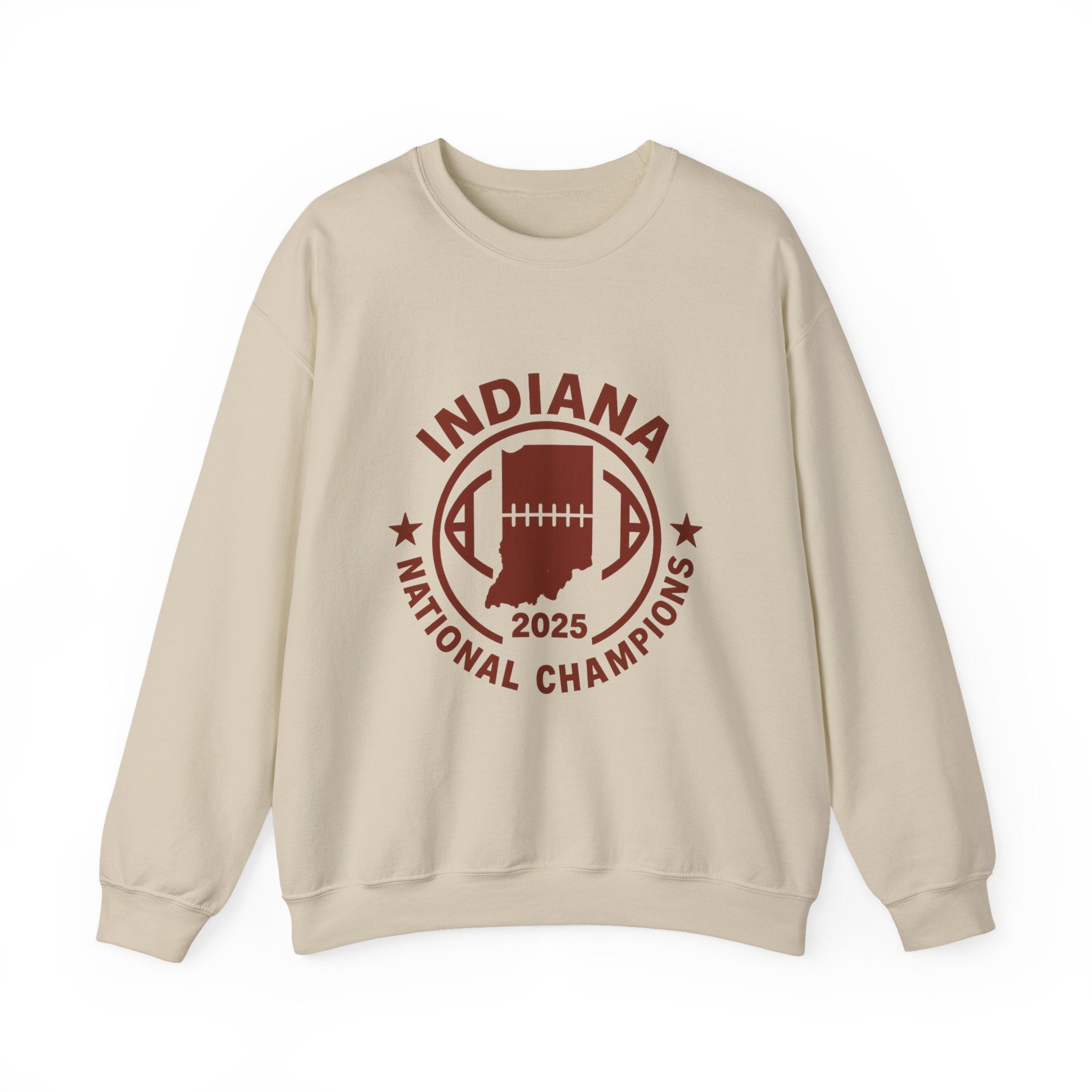 Indiana National Champions 2025 Football Crewneck Sweatshirt