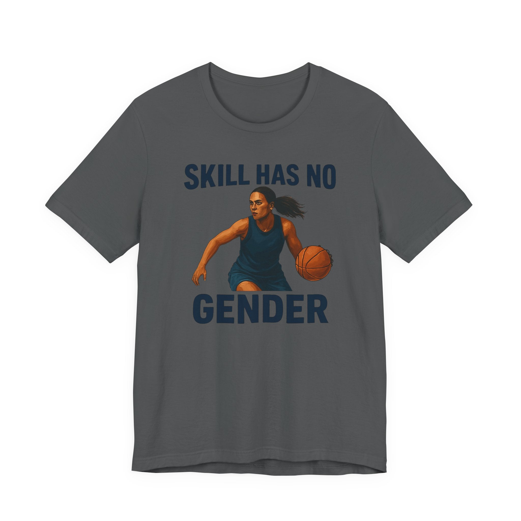 Empowering Basketball Tee - Skill Has No Gender