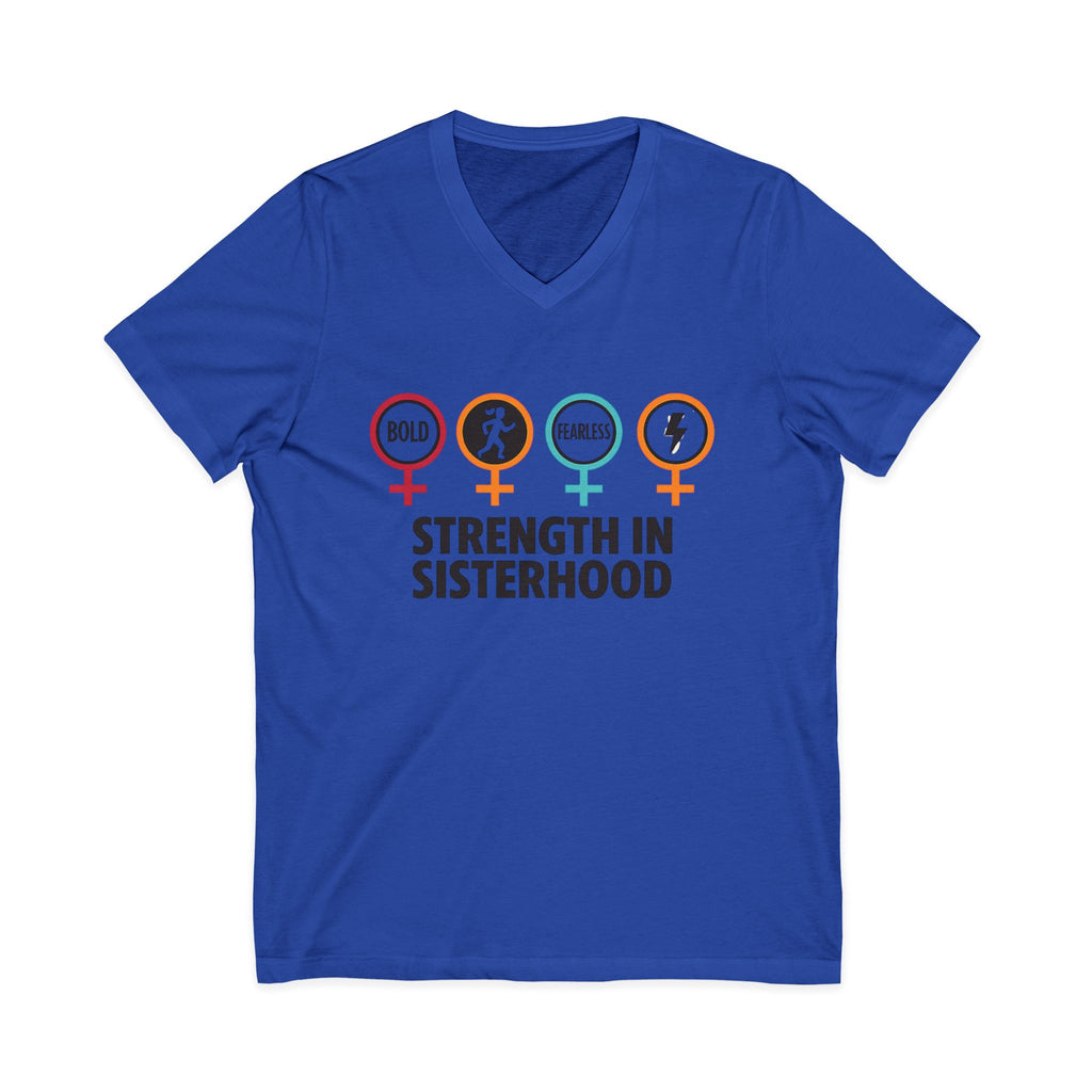 Strength in Sisterhood V-Neck Tee